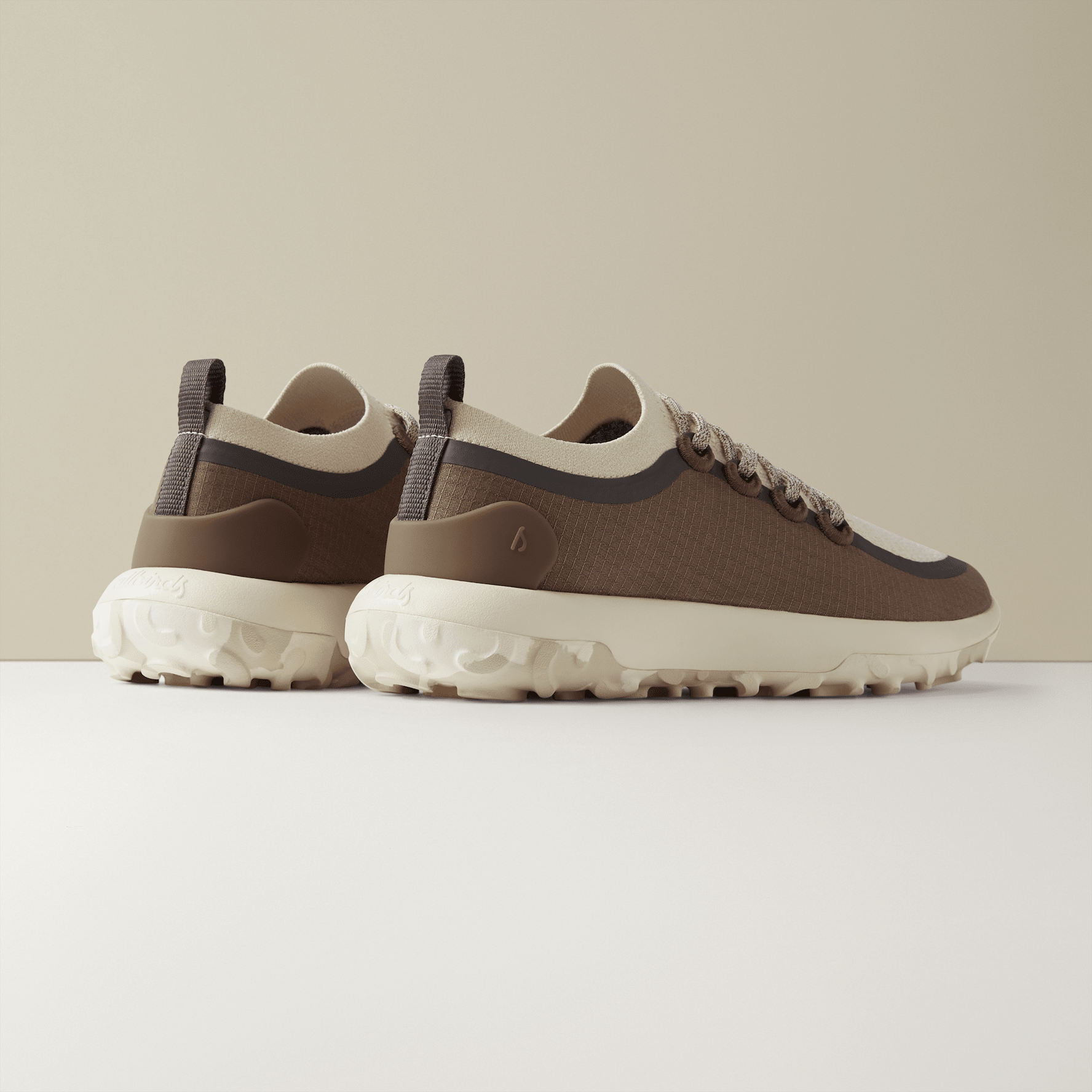 Men's Trail Runners - Hazy Cocoa/Dark Cocoa (Stony Cream Sole)