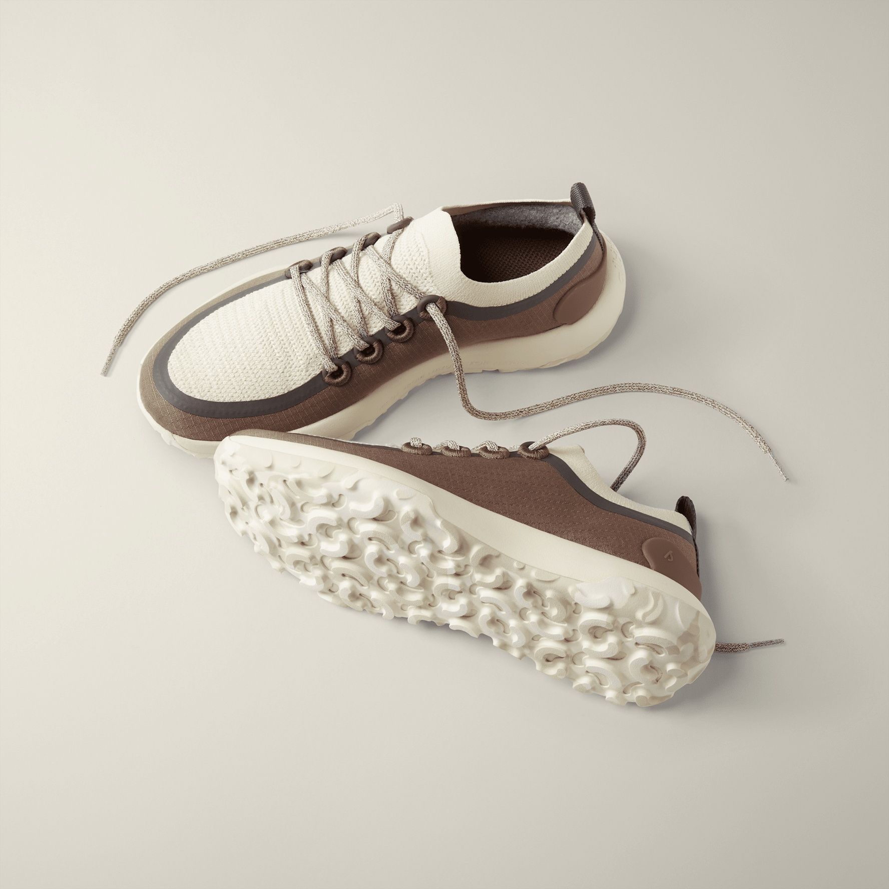Men's Trail Runners - Hazy Cocoa/Dark Cocoa (Stony Cream Sole)
