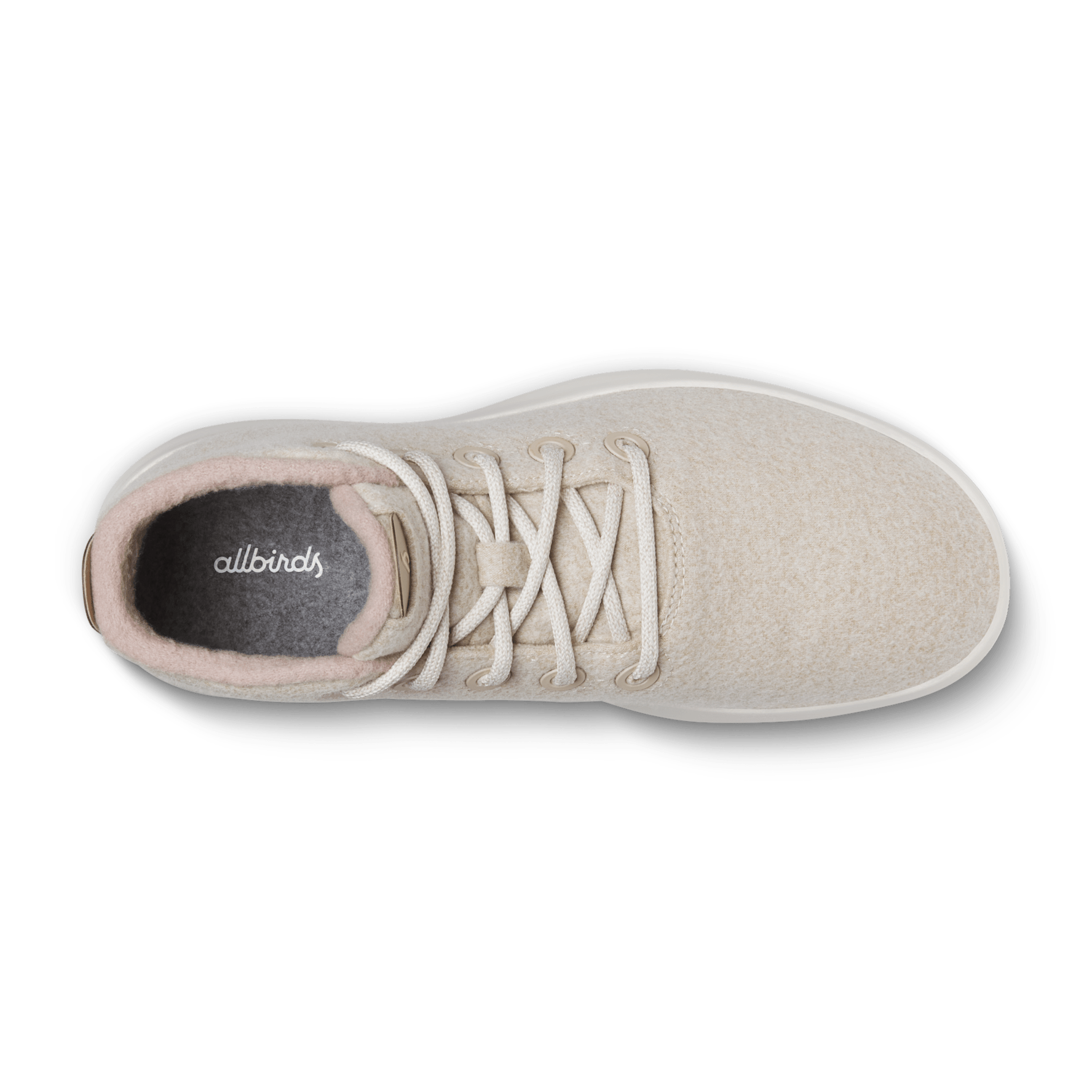 Men's Wool Runner-up Mizzles - Stony Cream (Natural White Sole)