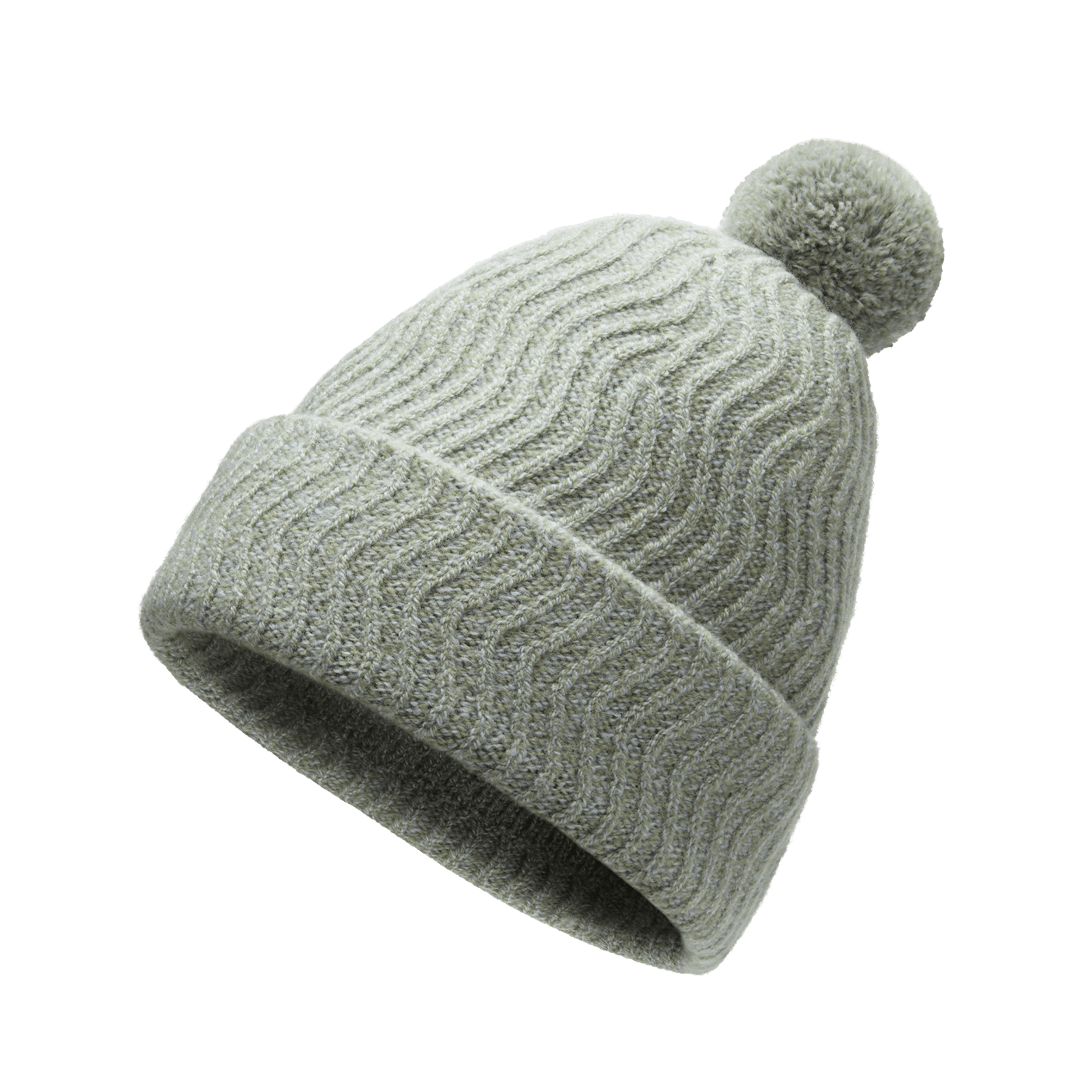 The Pom Beanie - Juniper Marl