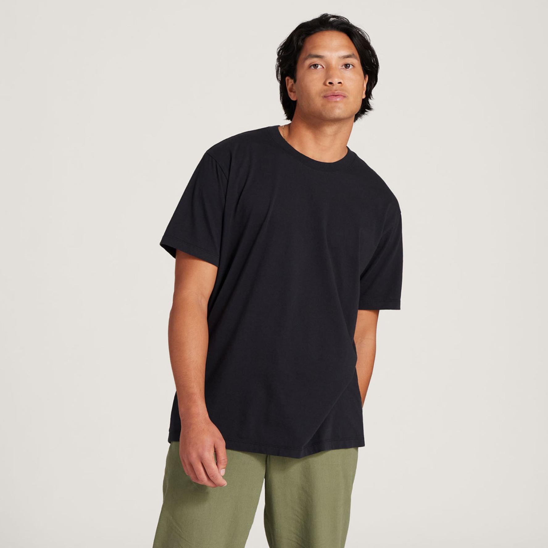 Men's Organic Cotton Tee - Natural Black