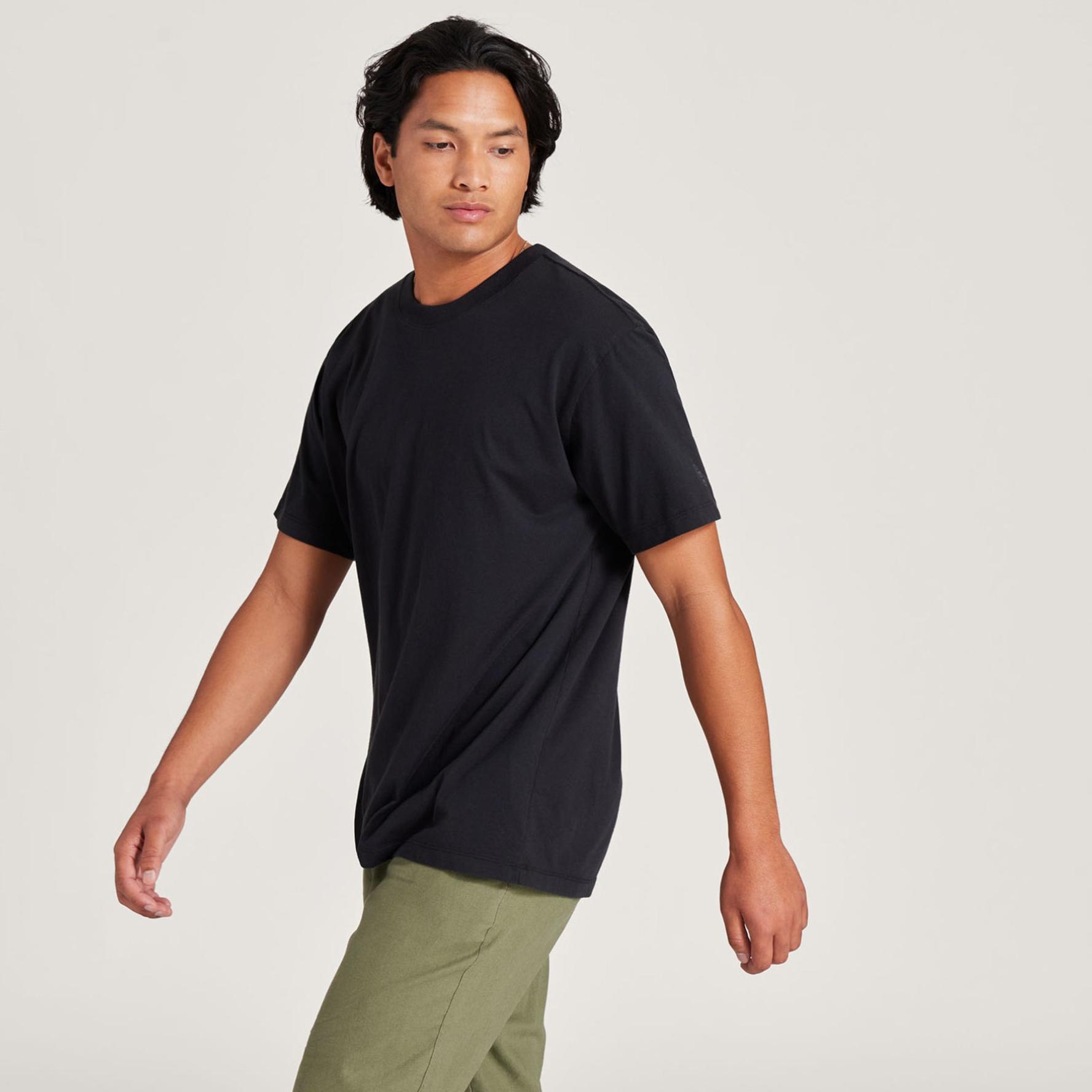 Men's Organic Cotton Tee - Natural Black