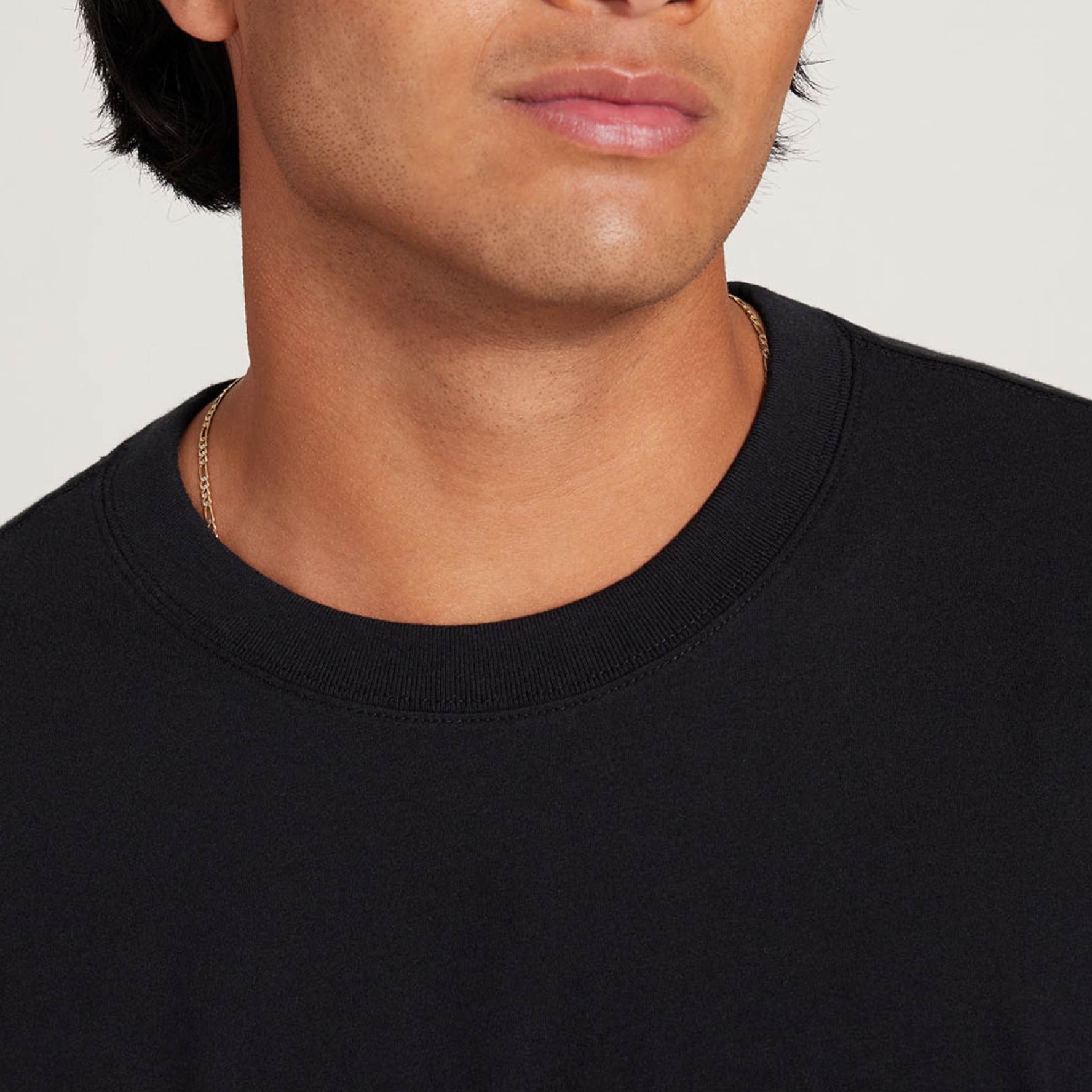 Men's Organic Cotton Tee - Natural Black