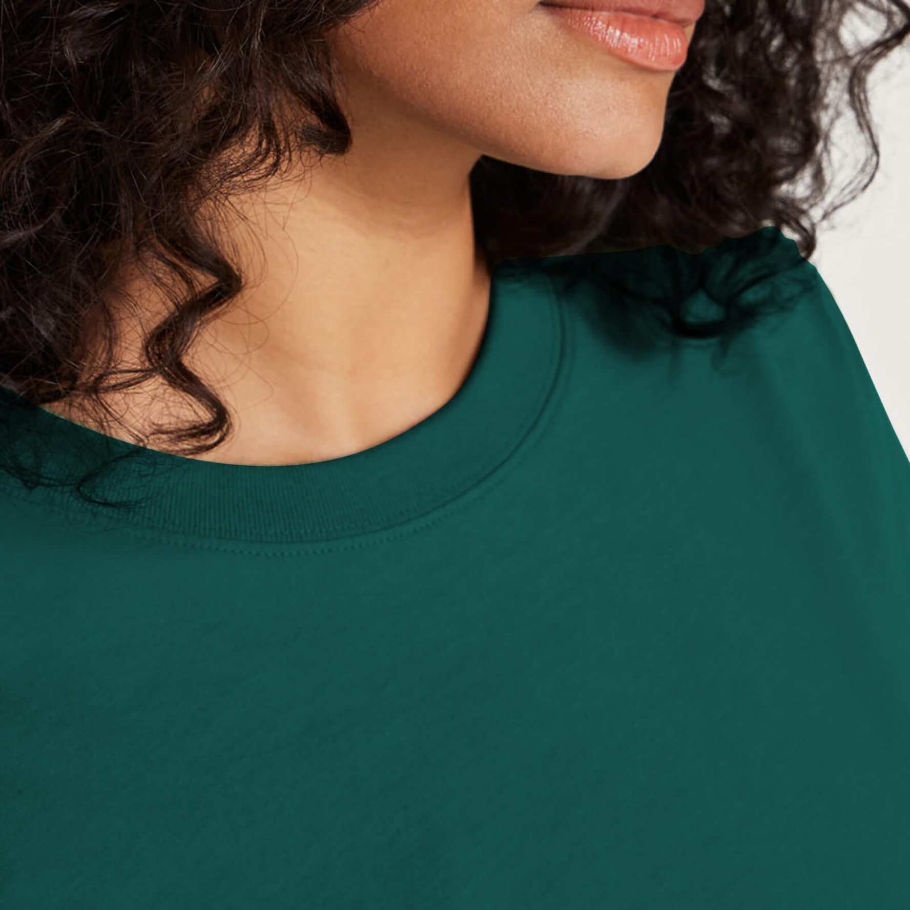 Women's Organic Cotton Tee - Deep Emerald
