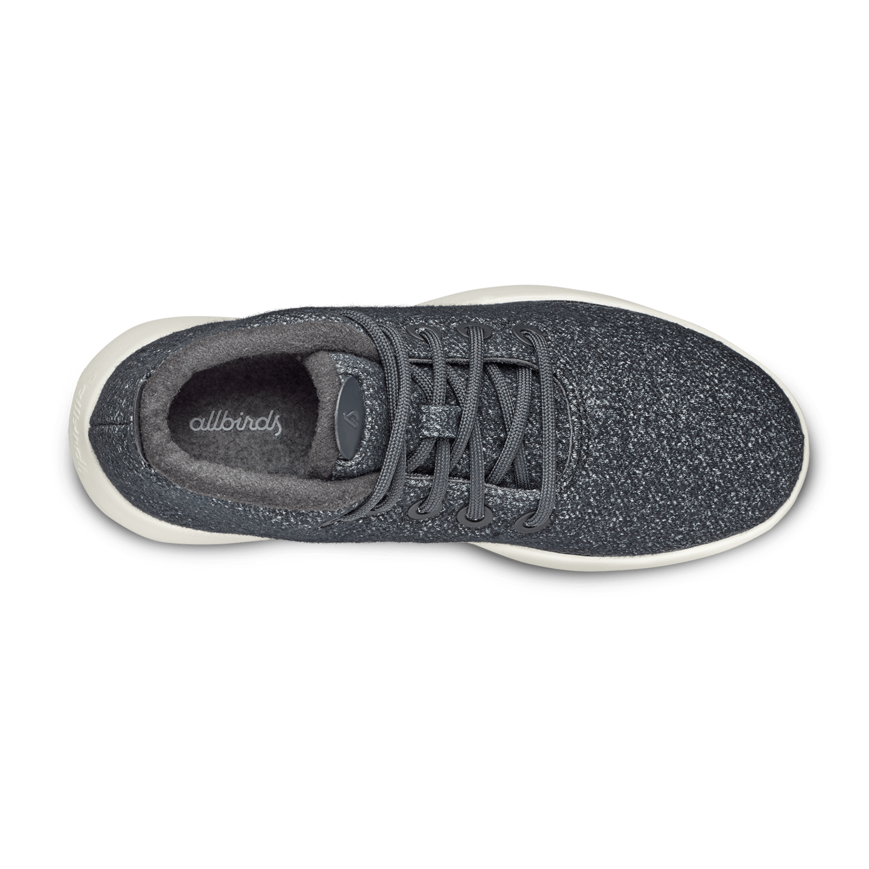 Men's Wool Runner-up Mizzle - Dark Grey (Natural White Sole)