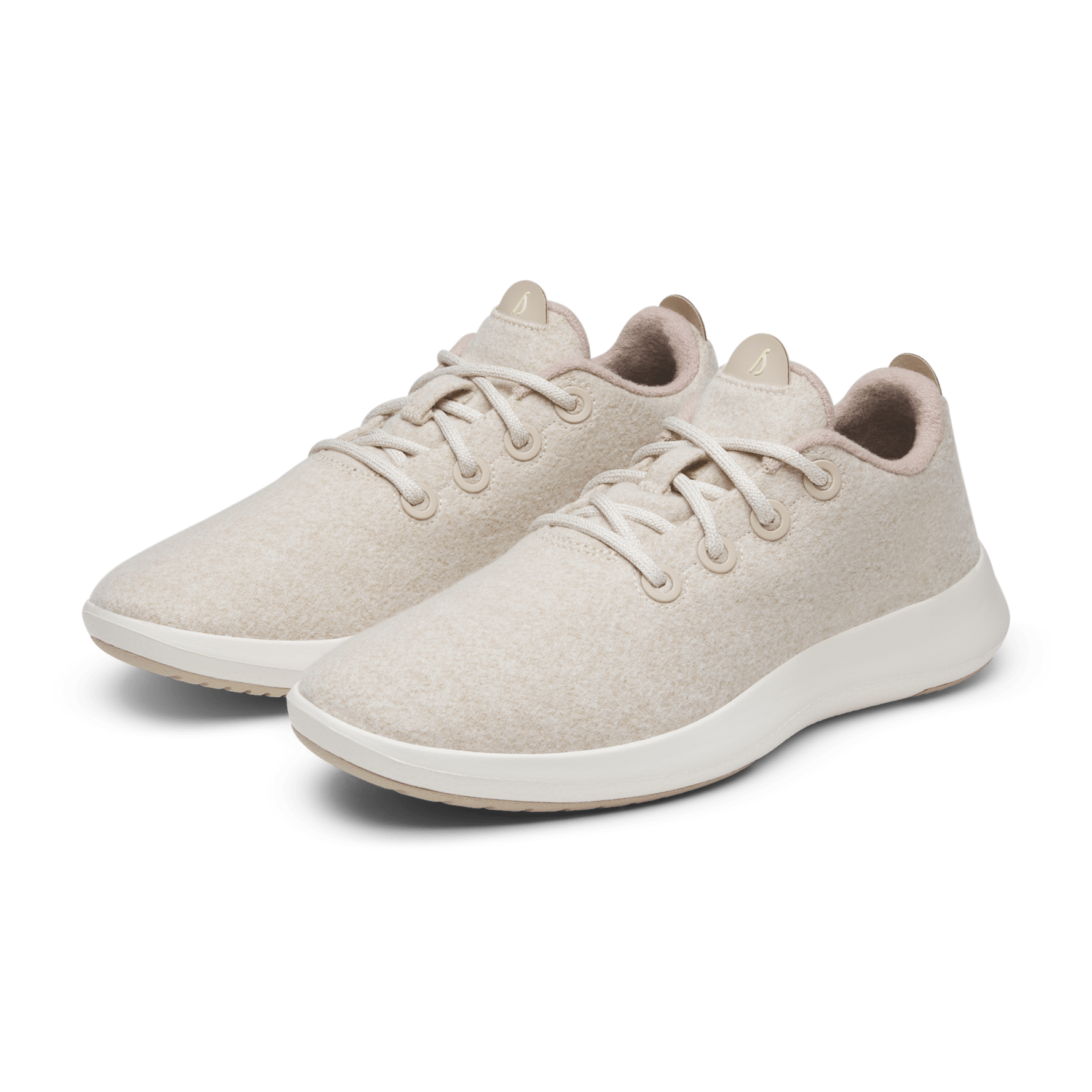Men's Wool Runner Mizzles - Stony Cream (Natural White Sole)