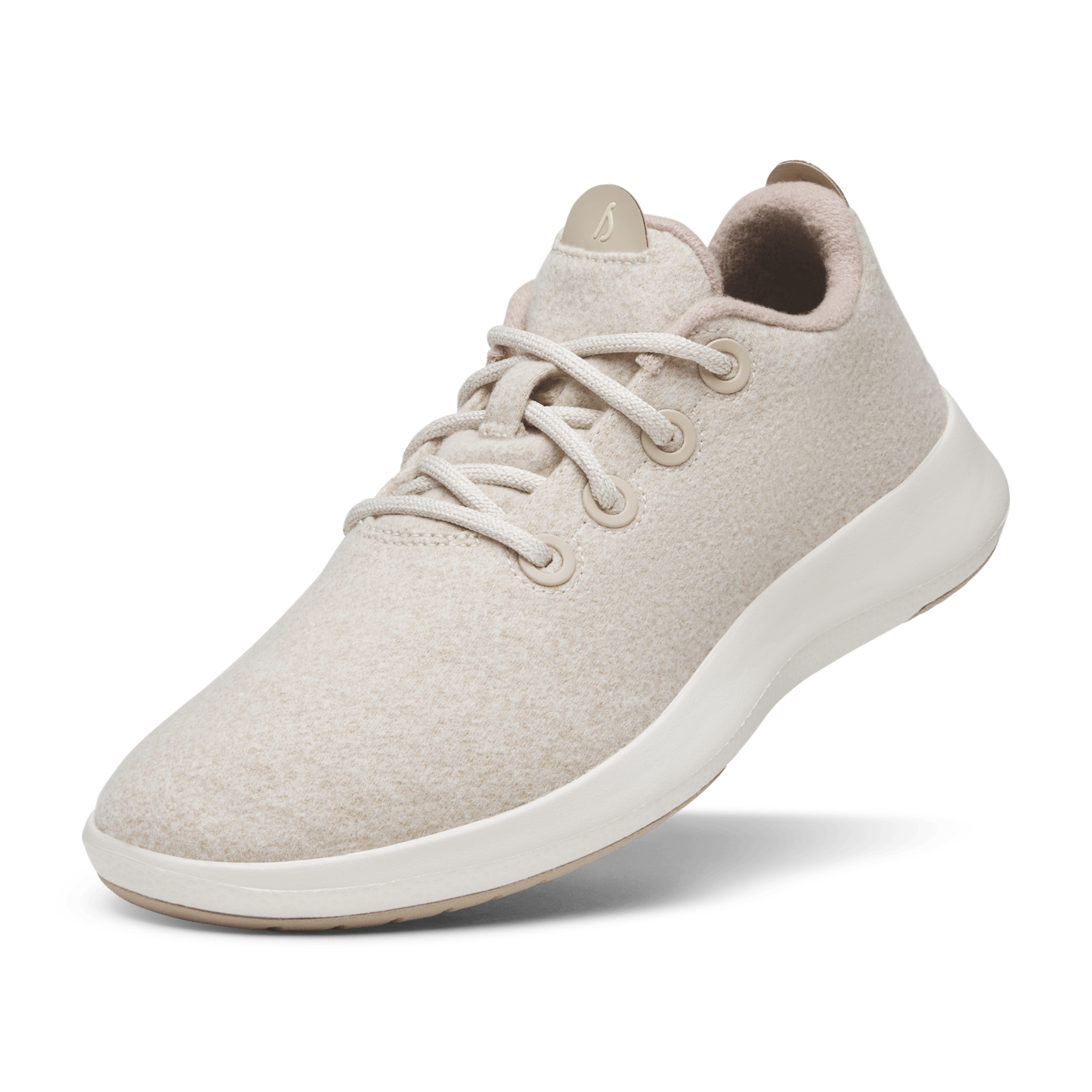 Men's Wool Runner Mizzles - Stony Cream (Natural White Sole)