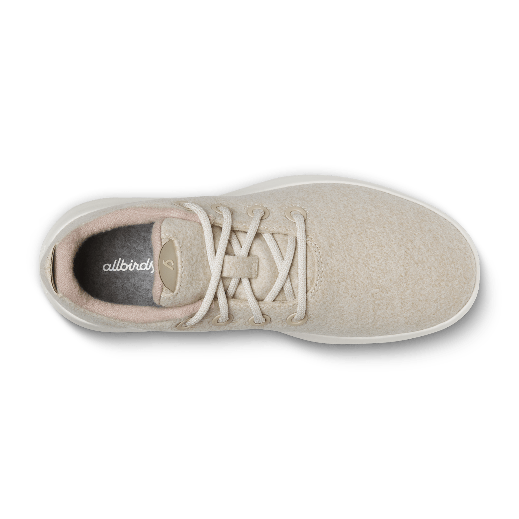 Men's Wool Runner Mizzles - Stony Cream (Natural White Sole)