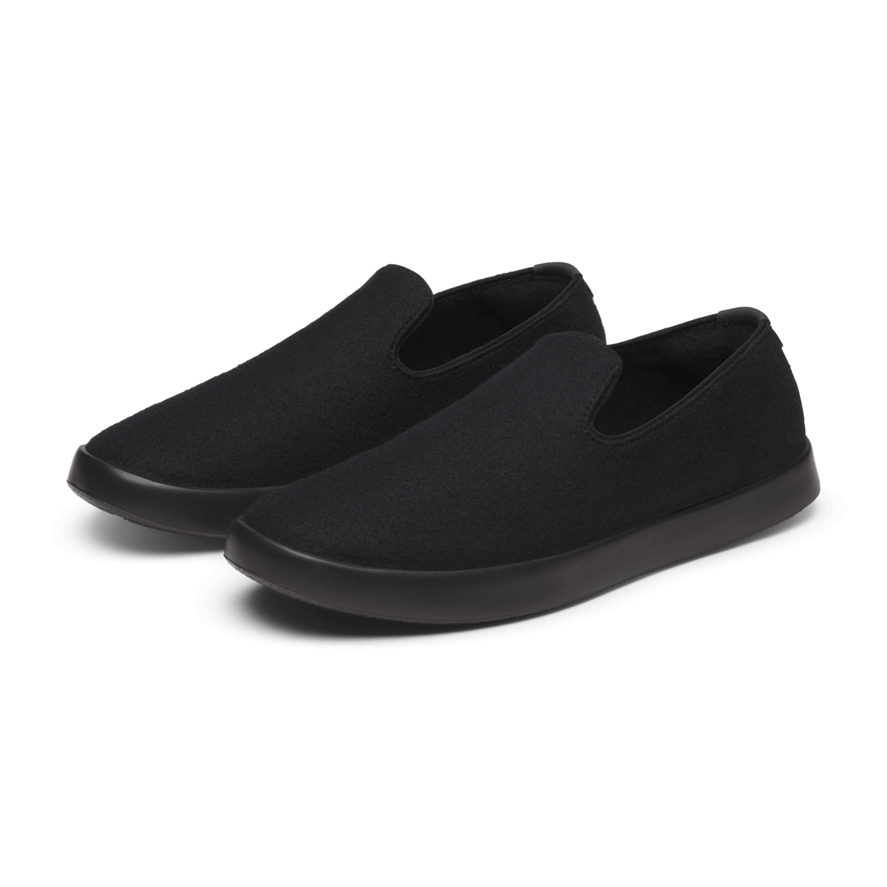 Men's Wool Loungers - Natural Black (Natural Black Sole)