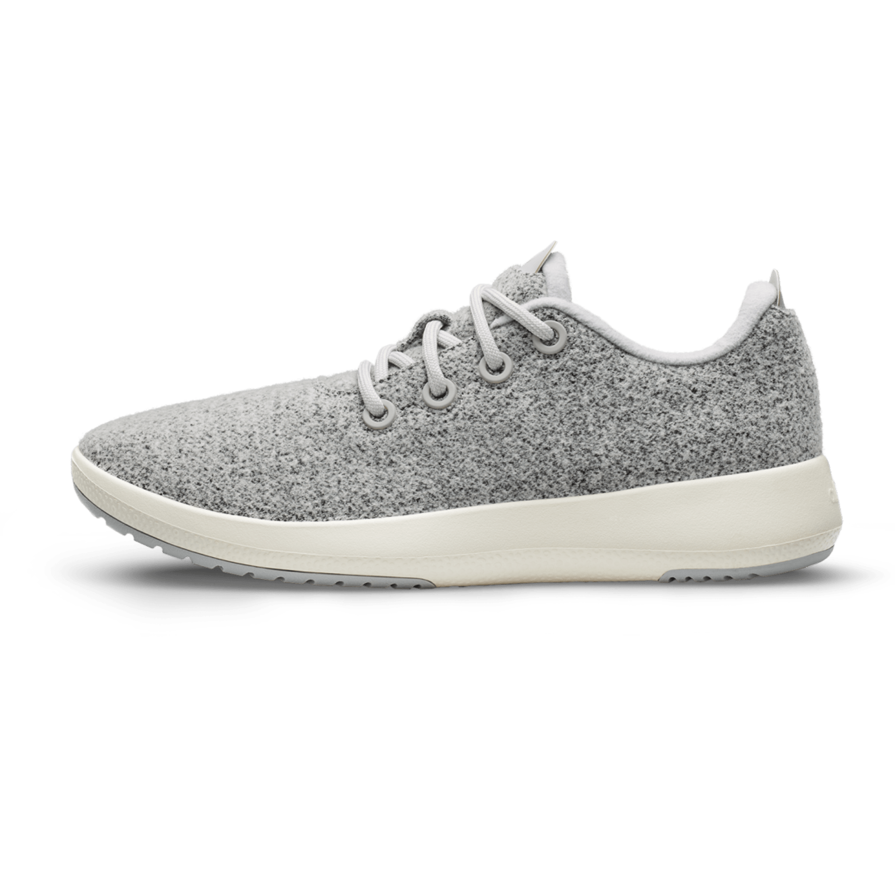 Men's Wool Runner Mizzles - Light Grey (Natural White Sole)