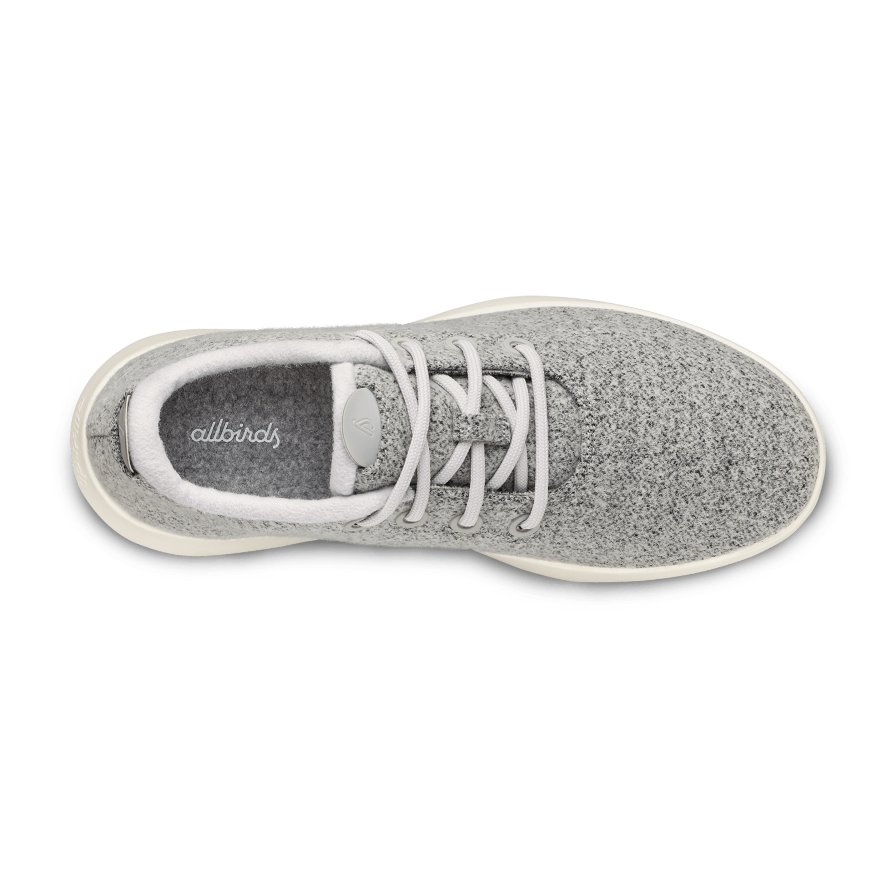 Men's Wool Runner Mizzles - Light Grey (Natural White Sole)