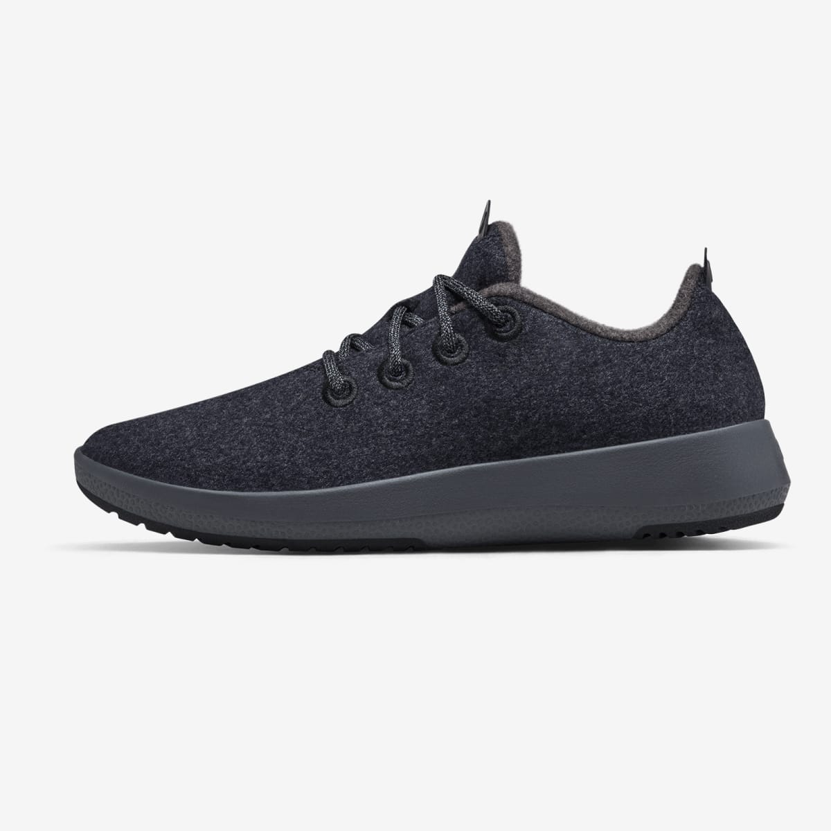Men's Wool Runner Mizzles - Natural Black (Dark Grey Sole)