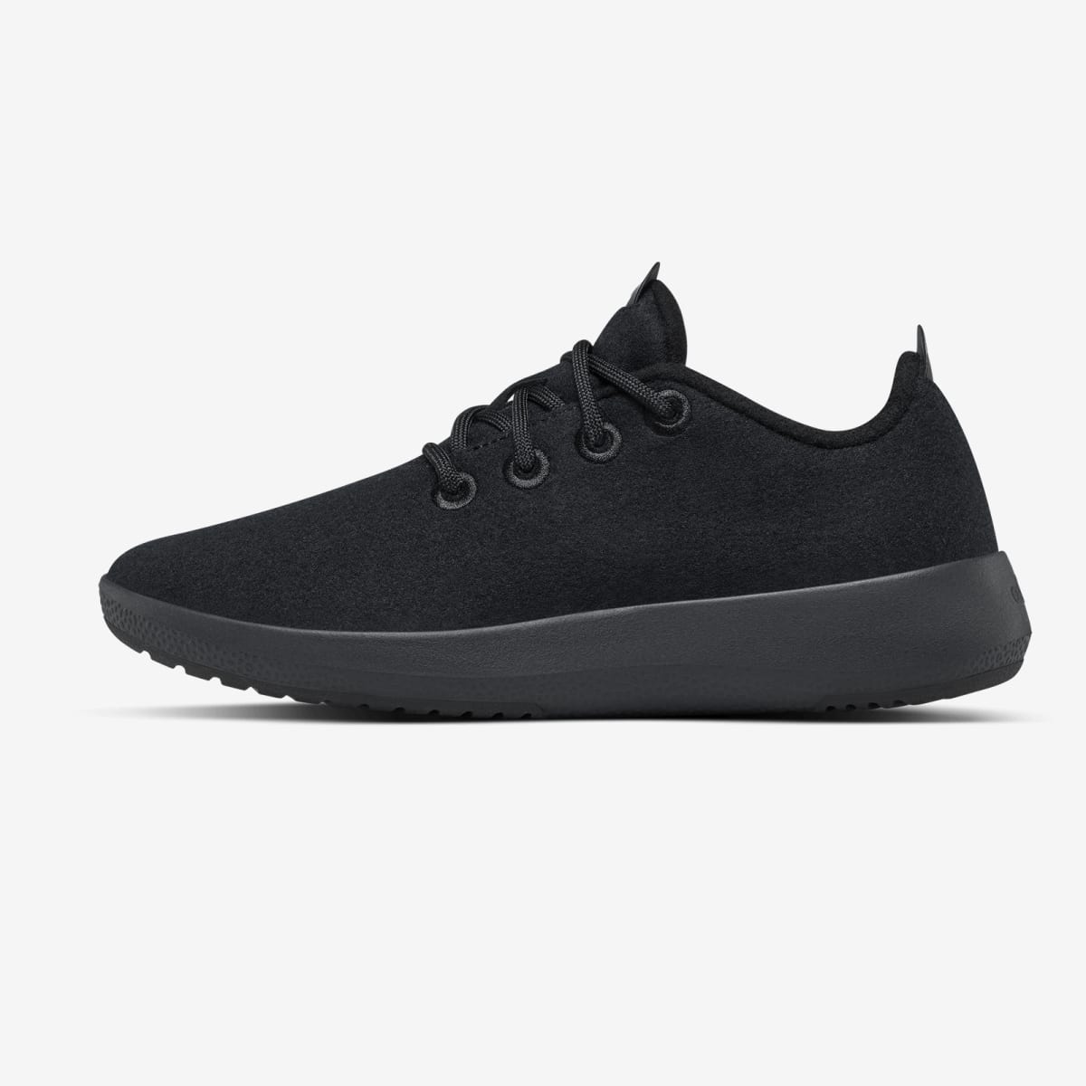 Allbirds Shoes - Men's Wool Runner Mizzles - CLASSICS: True Black (Black Sole)