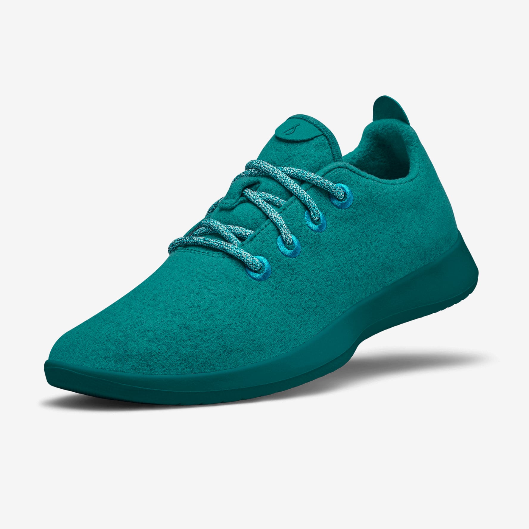 Men s Wool Runners Tuke Teal Teal Sole