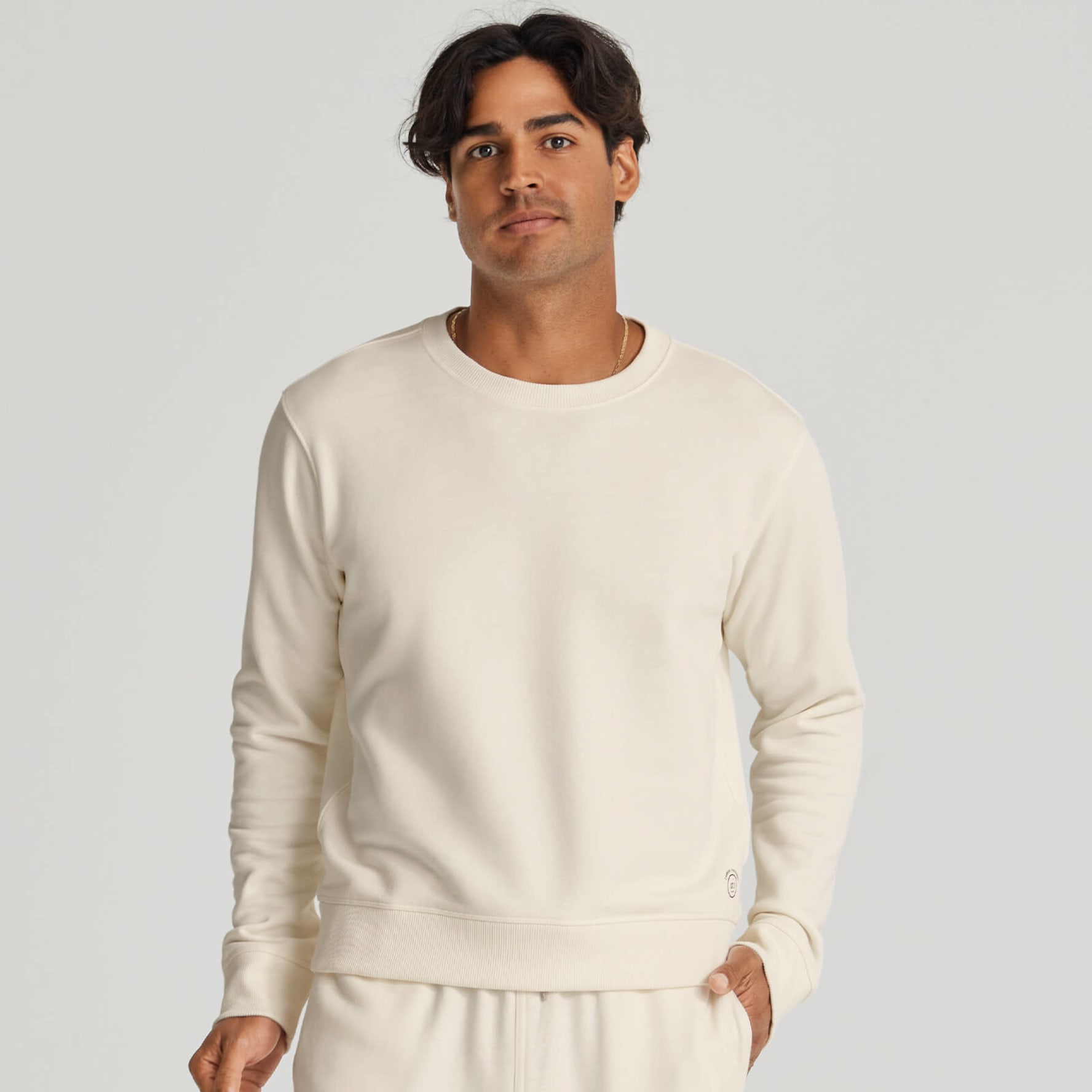 Cream top sweatshirt mens