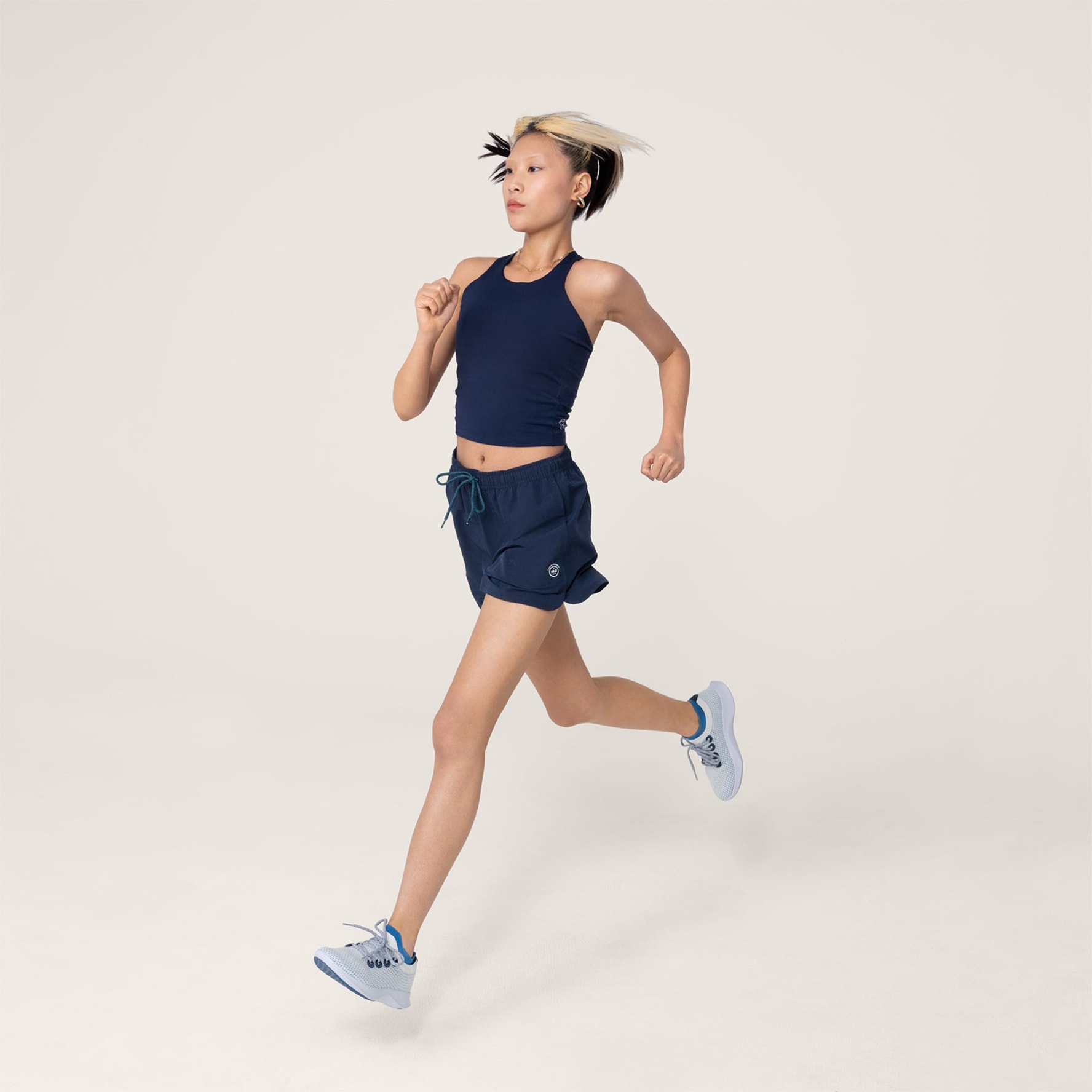Allbirds Women's Natural Run Short - Black | Sustainable Running
