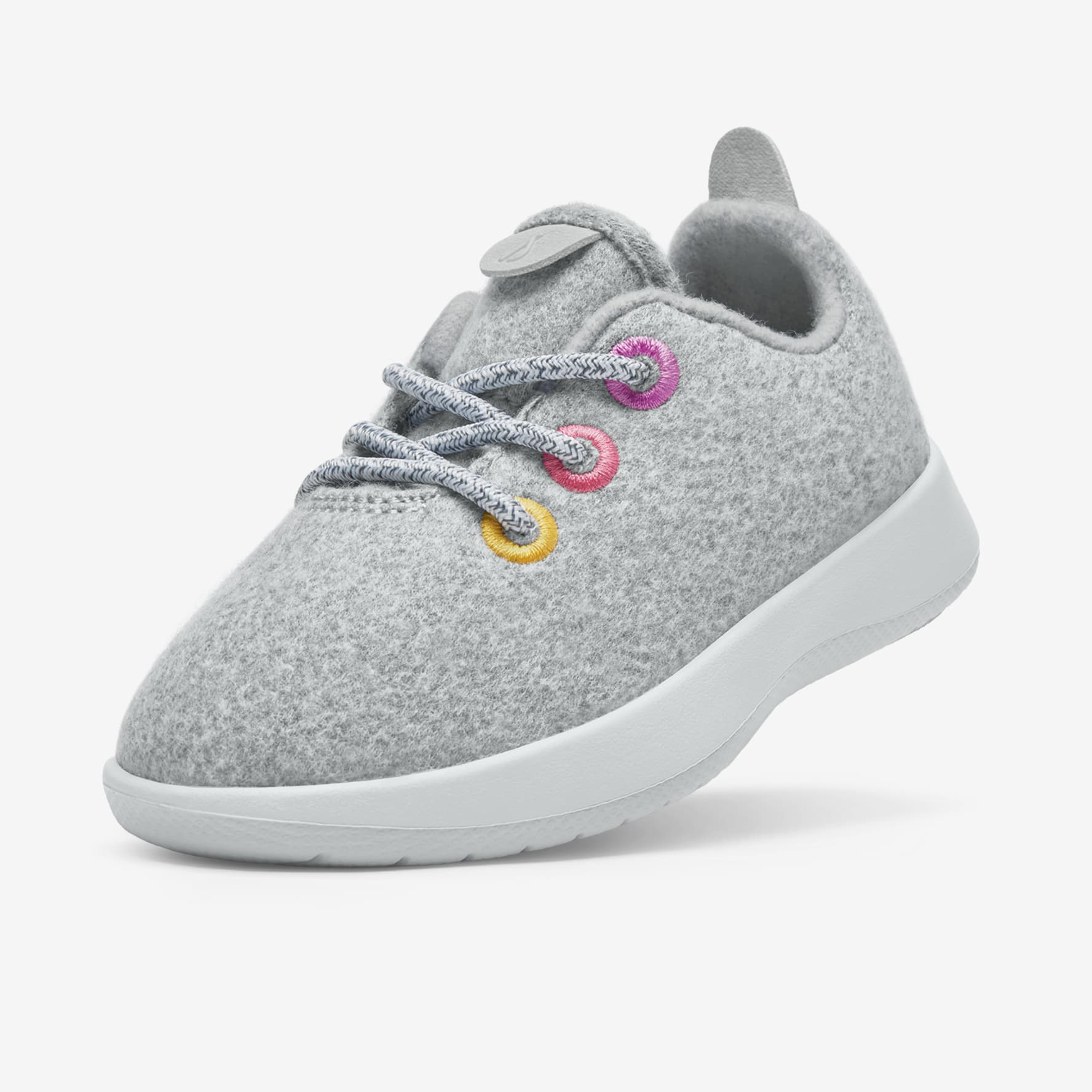 Smallbirds Wool Runners Little Kids Light Grey Light Grey Sole