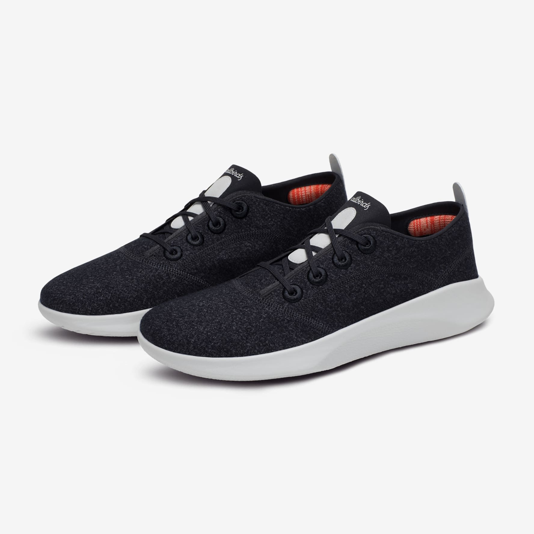 Men s SuperLight Wool Runners Natural Black Light Grey Sole