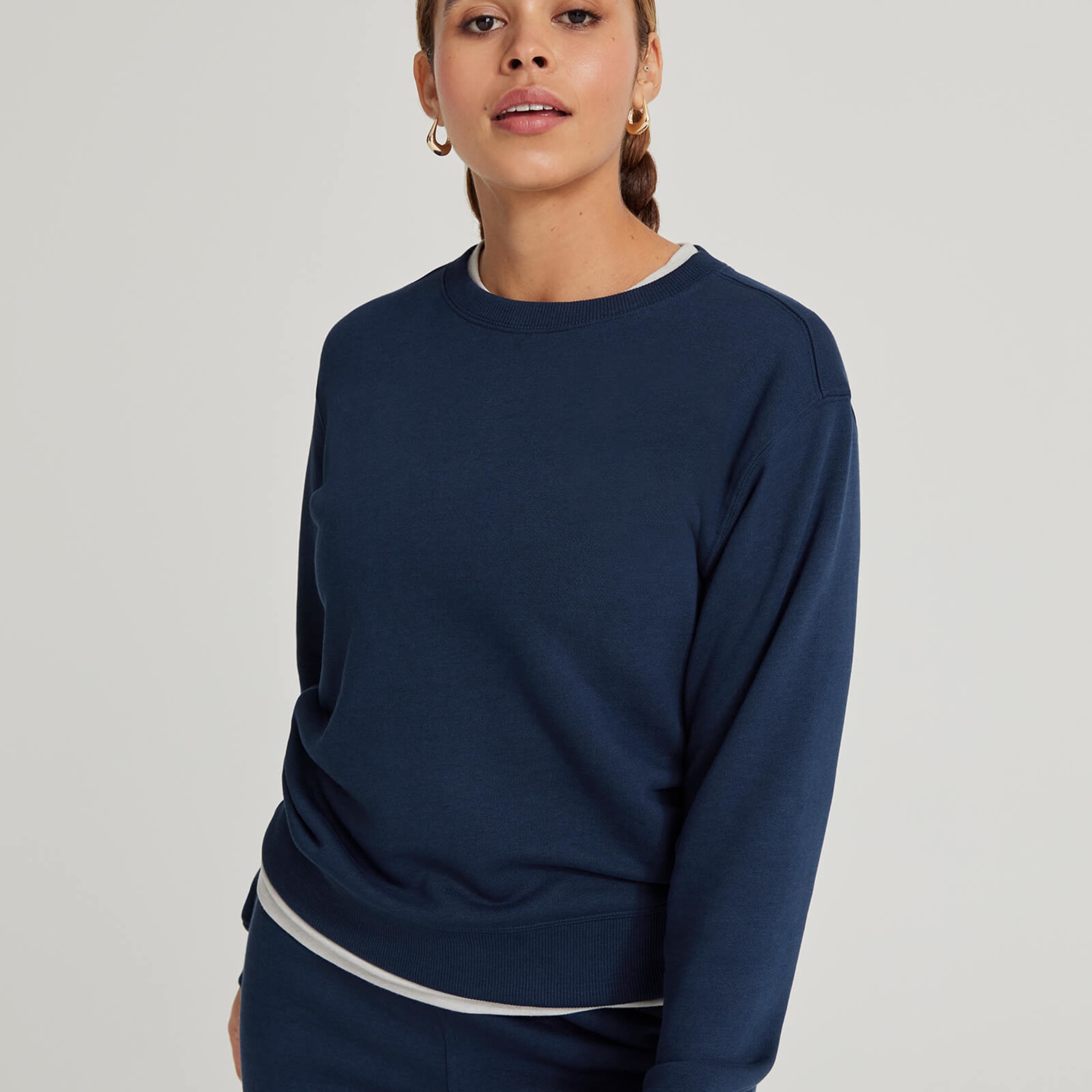 Dark blue clearance sweatshirt womens
