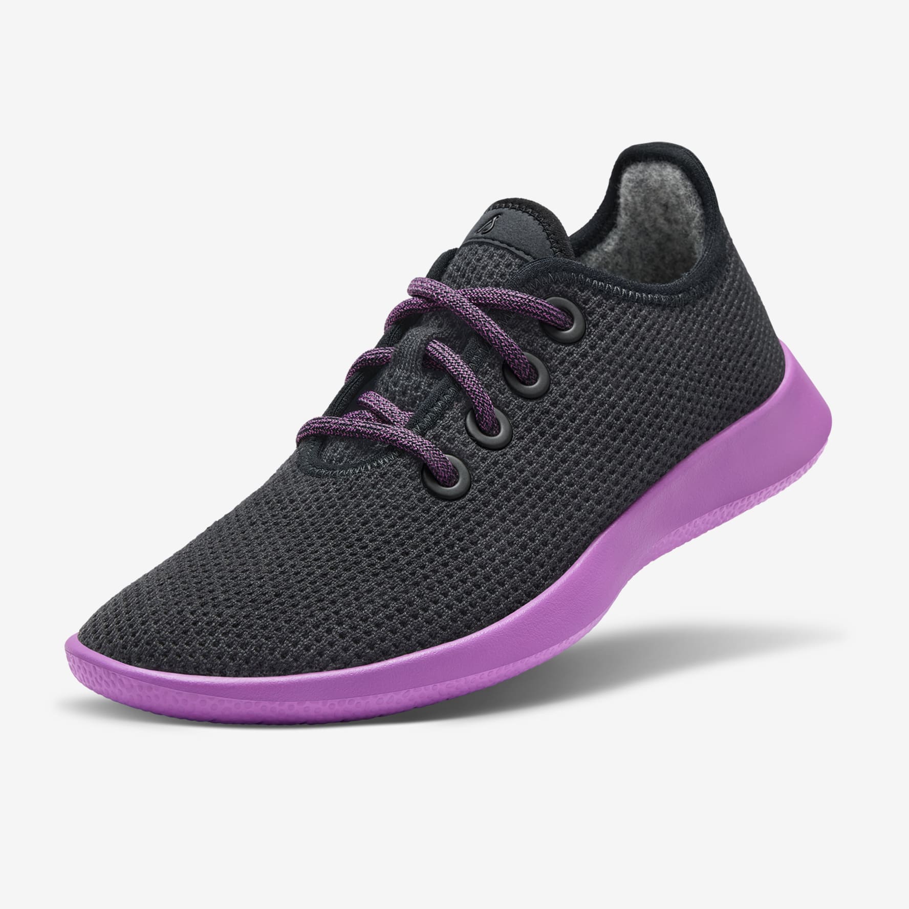 Purple and hotsell black trainers