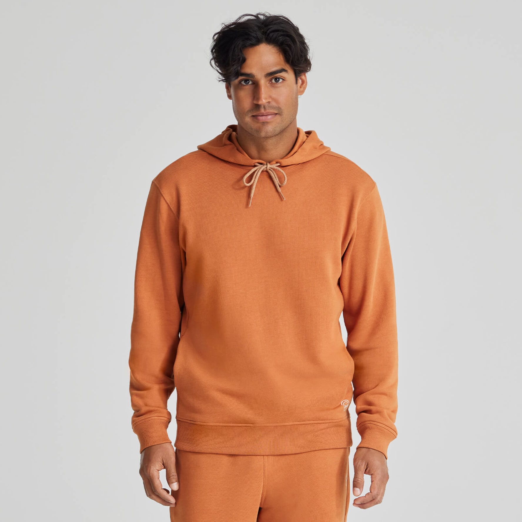 Mens orange hooded sweatshirt outlet