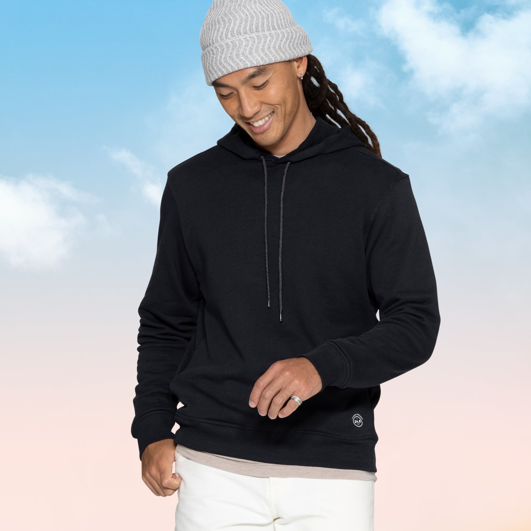 Cap and hoodie best sale