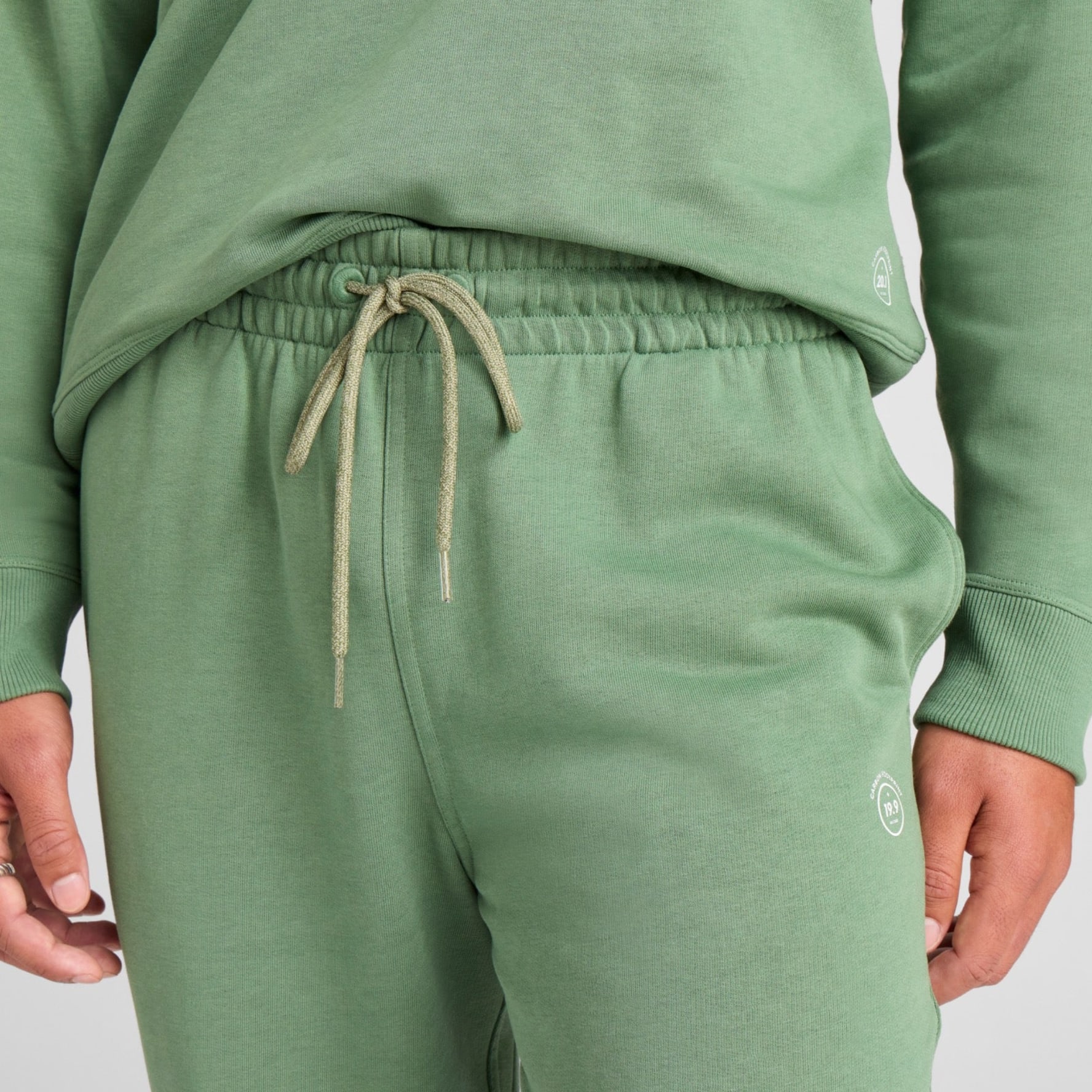 Mens olive green sweatpants best sale