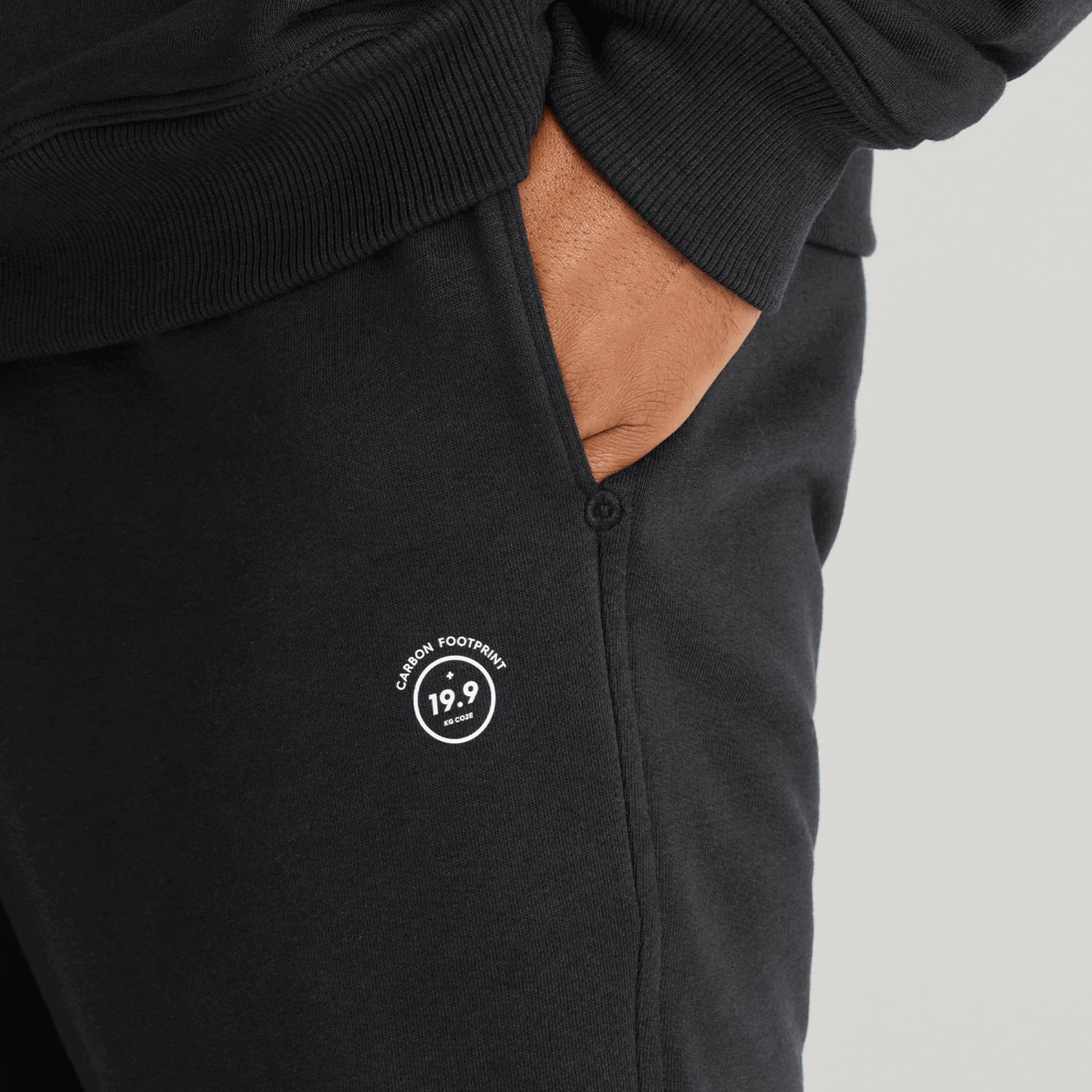 Men s R R Sweatpant Natural Black Allbirds Sustainable