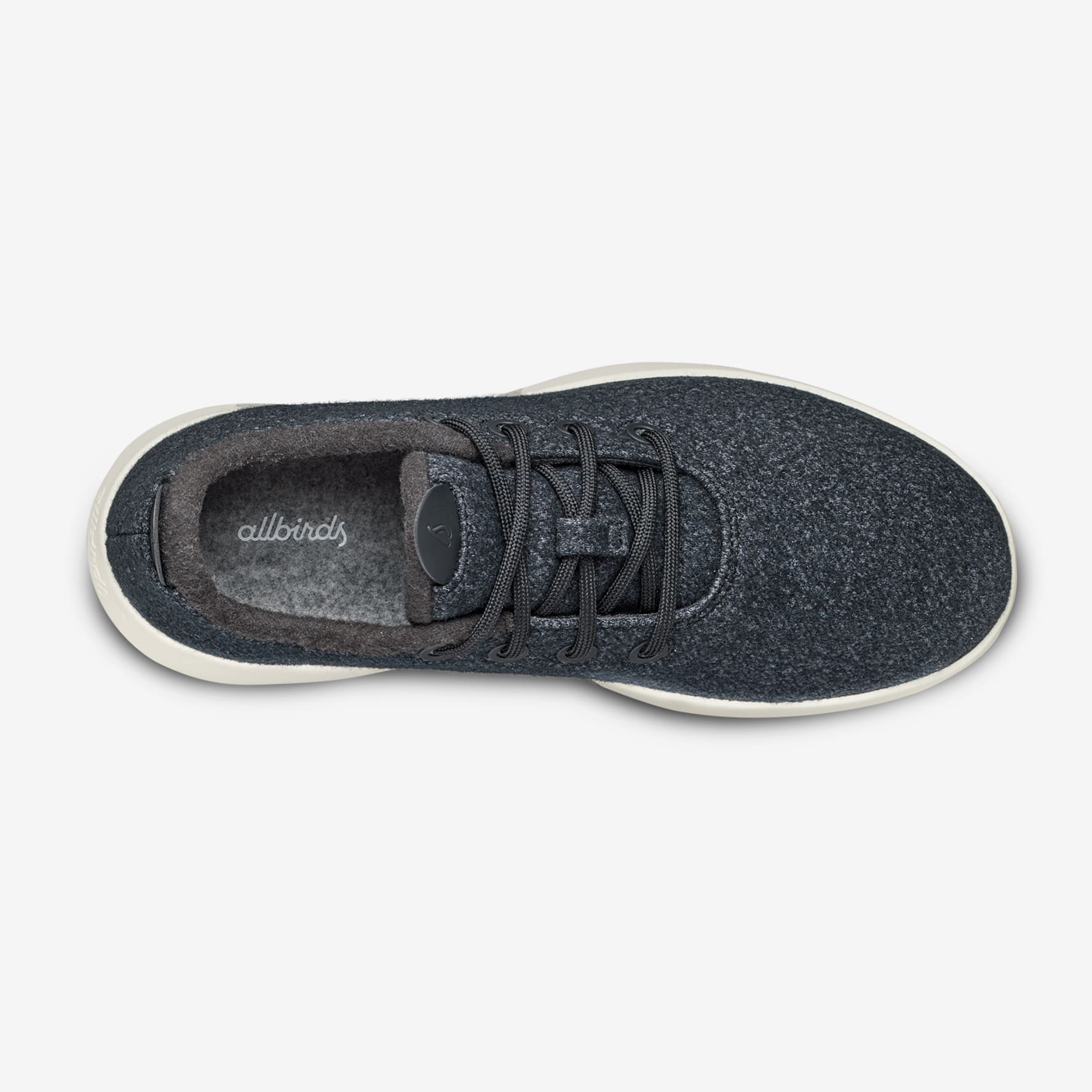 Women's Wool Runner Mizzles - Natural Black (Natural White Sole)