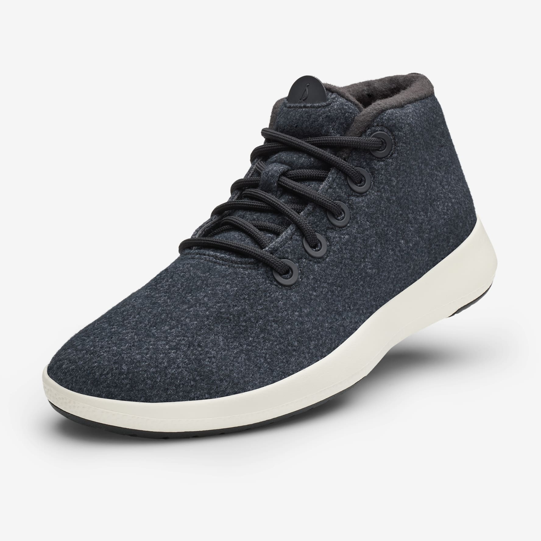 Men's Wool Runnerup Mizzles Natural Black (Natural White Sole)