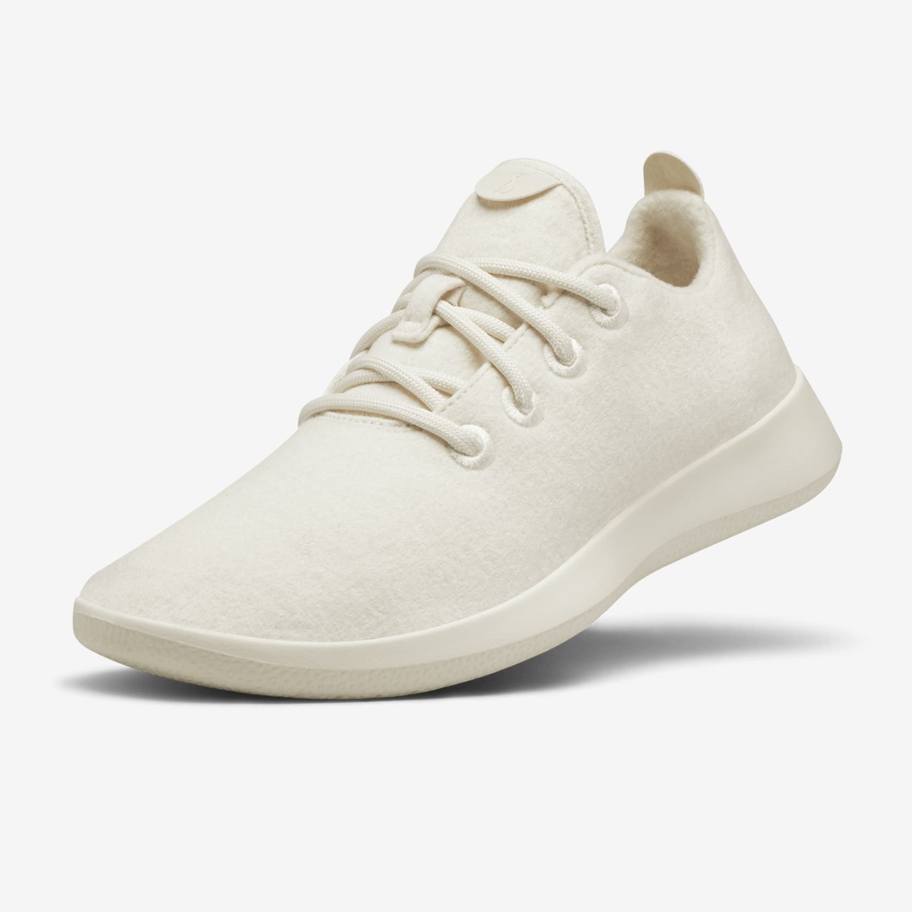 Allbirds Men's Wool Runners - Natural White (White with Cream Sole)