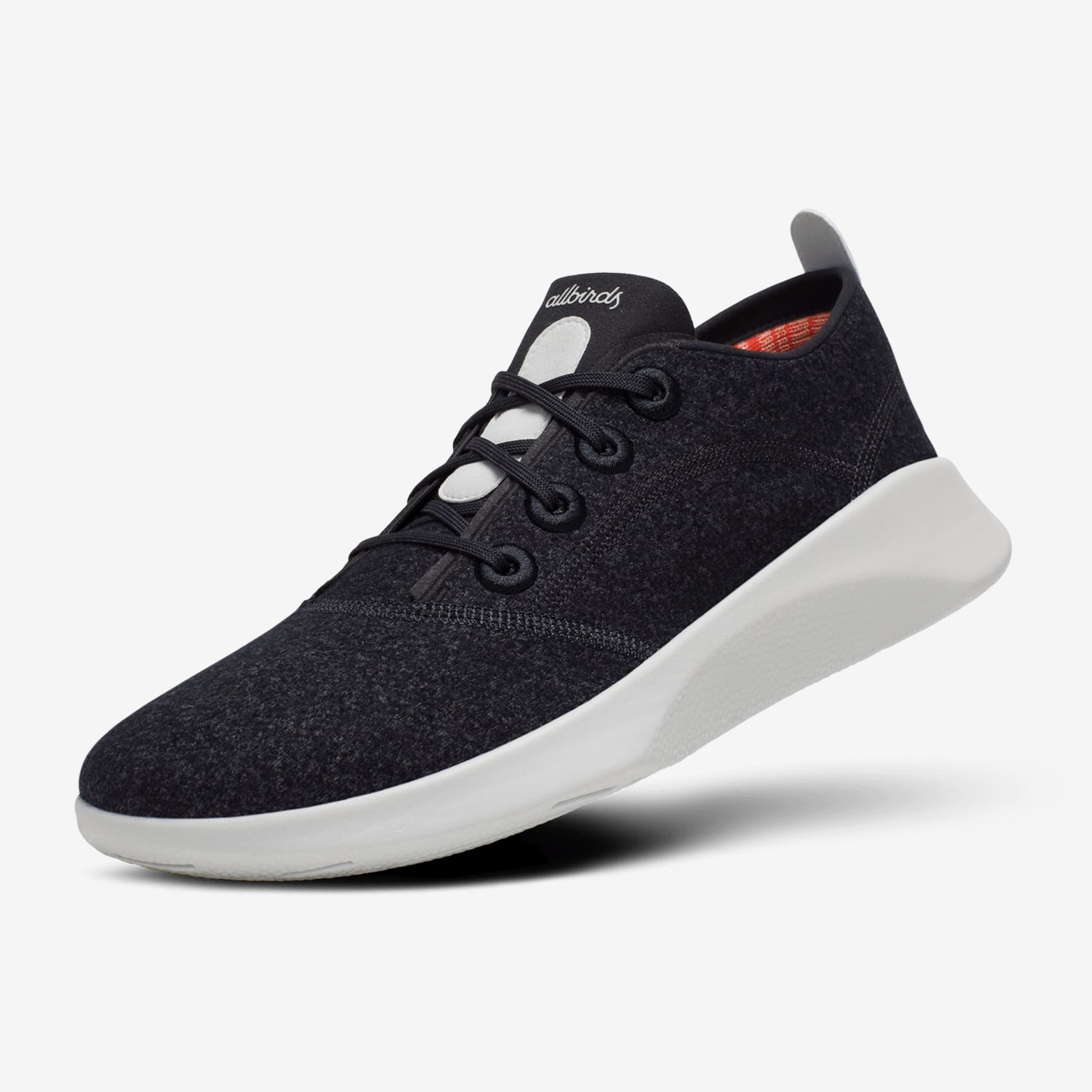 Women s SuperLight Wool Runners Natural Black Light Grey Sole