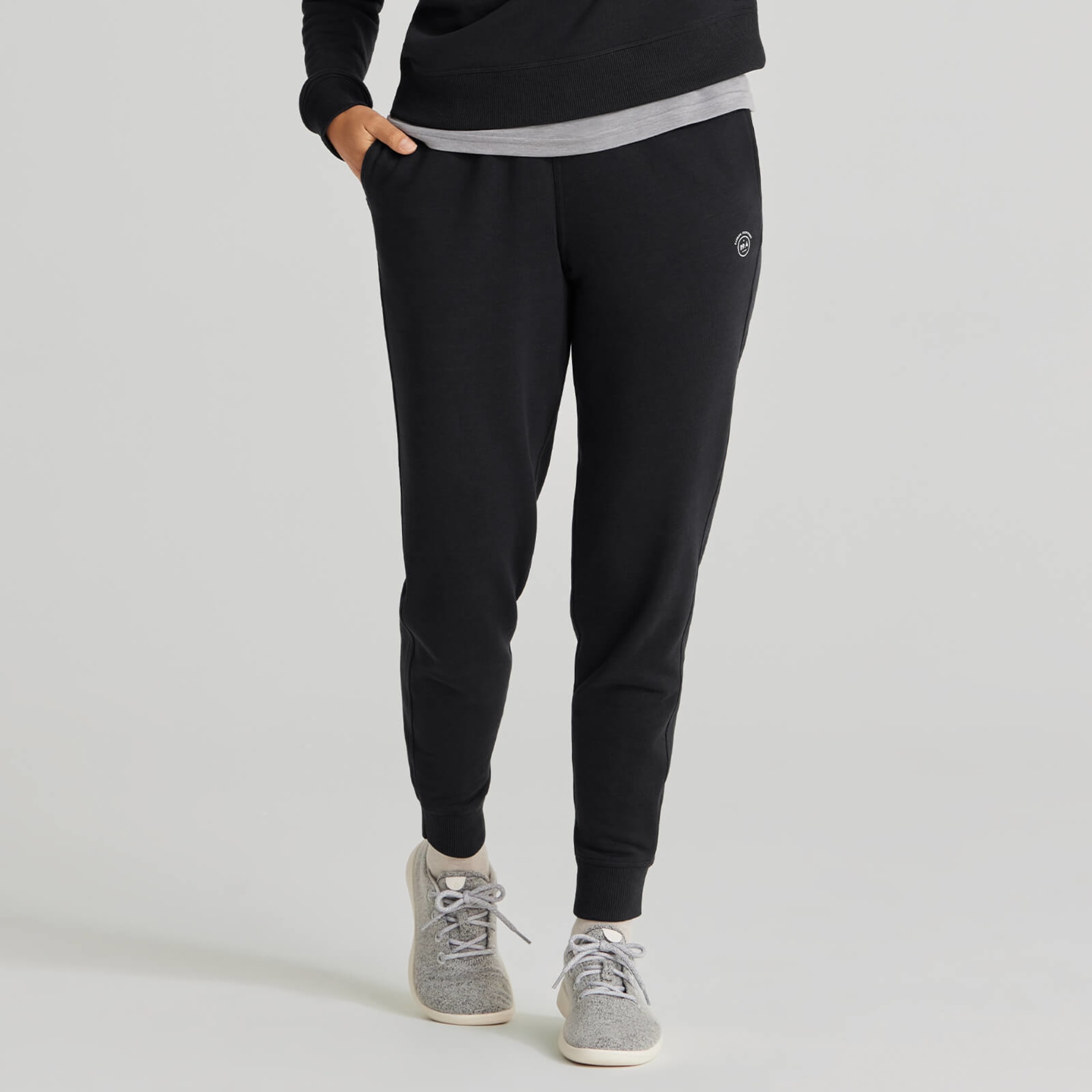 Block Knit Jogging Pants - Women - Ready-to-Wear