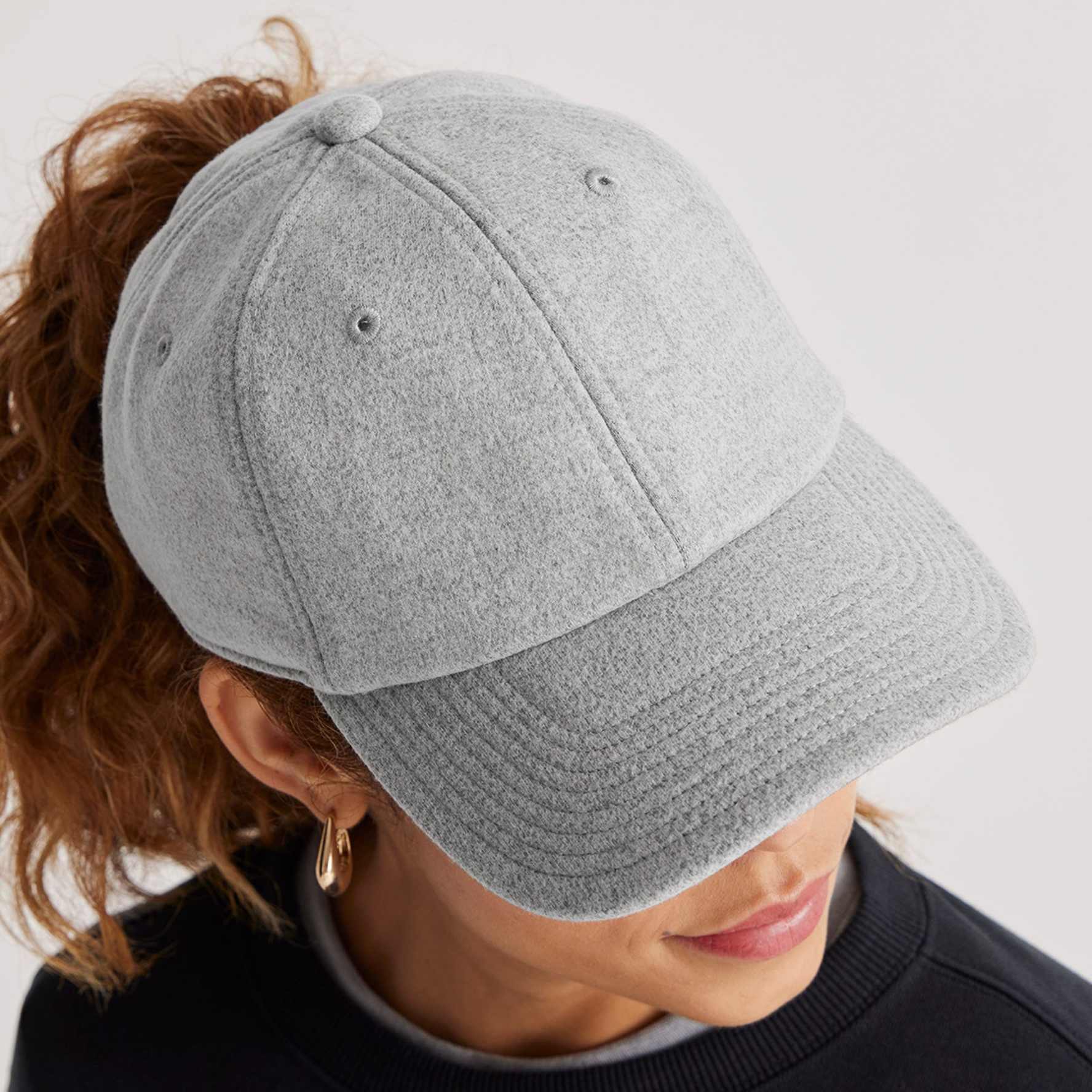 Grey baseball hat sales