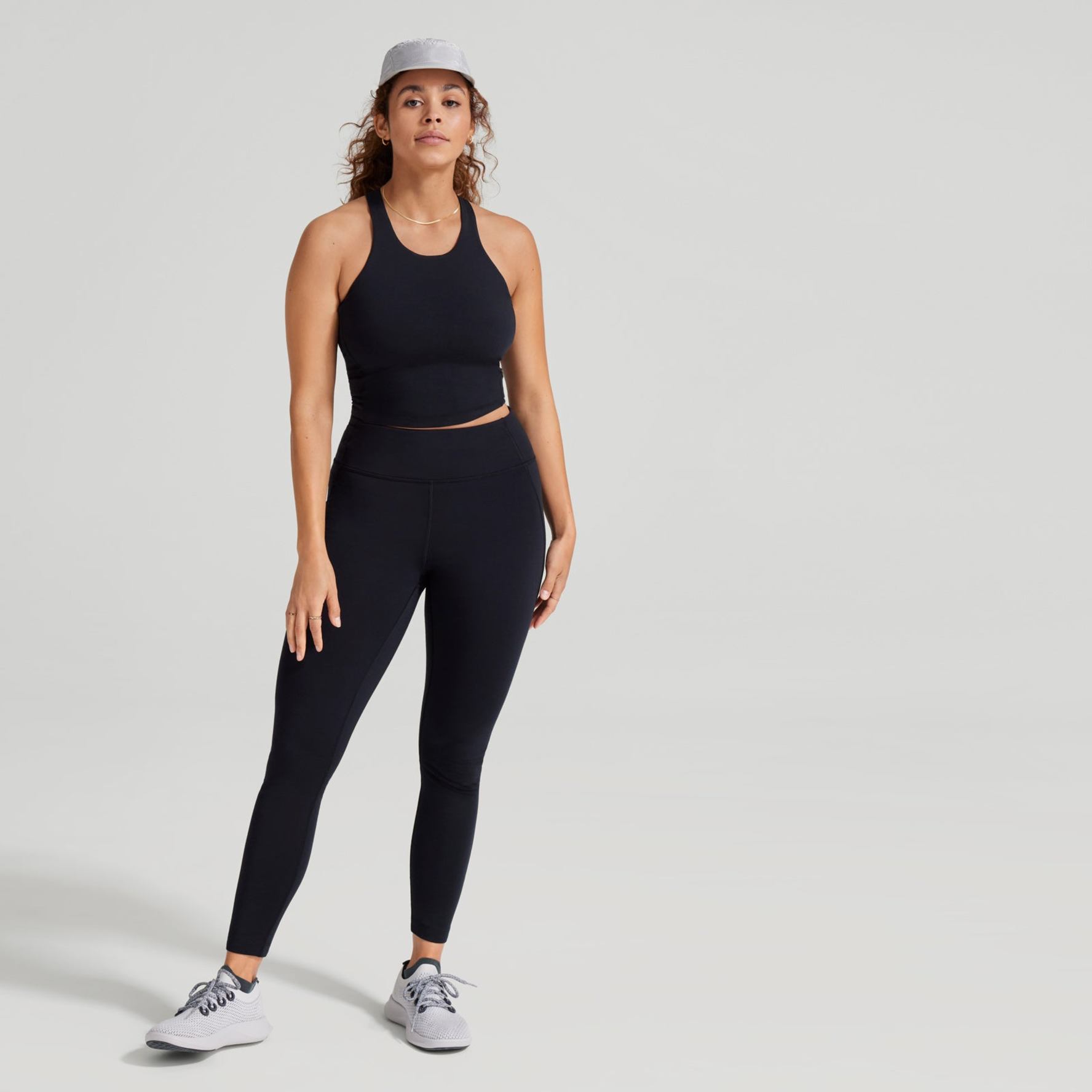JUMP USA Women Wild Grey & Black Rapid-Dry Fit Running Tights