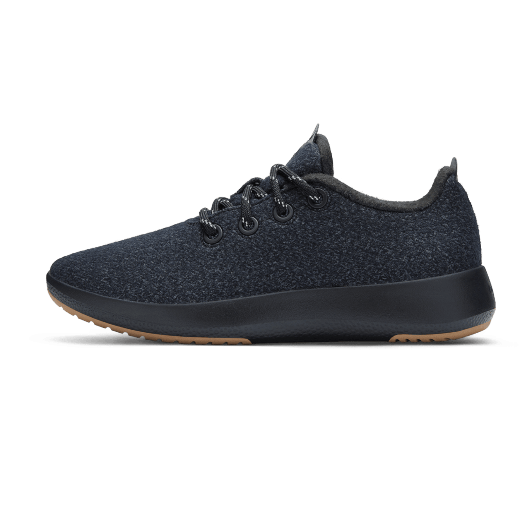 Women's Wool Runner Mizzles - Natural Black (Rugged Khaki Sole)