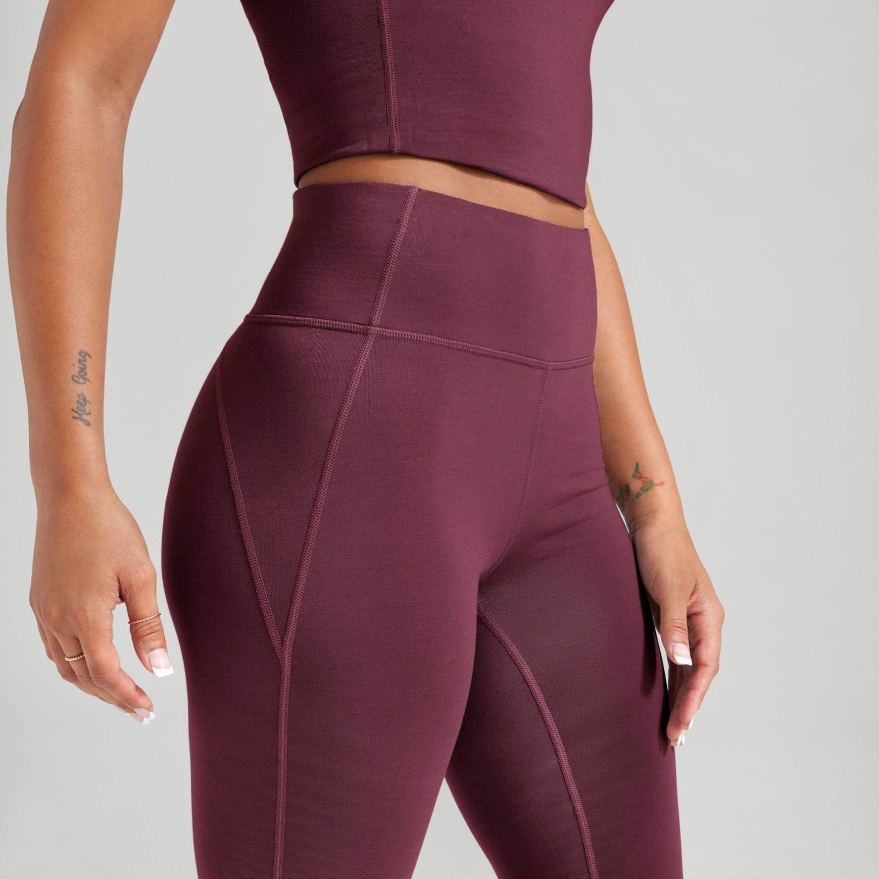 Squat, stride and stretch in the lululemon Invigorate Tight.