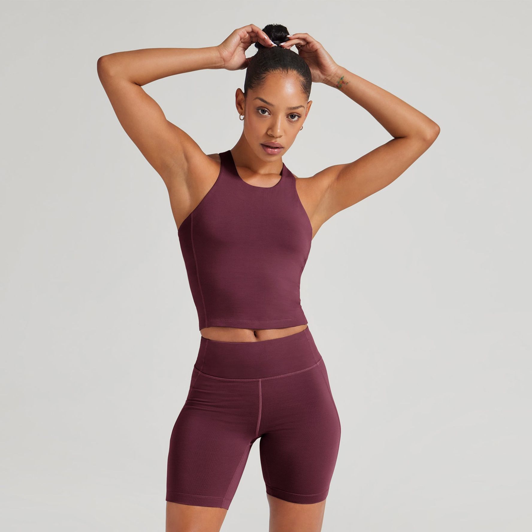 Women's Natural Run Form Tank with Built-In Bra