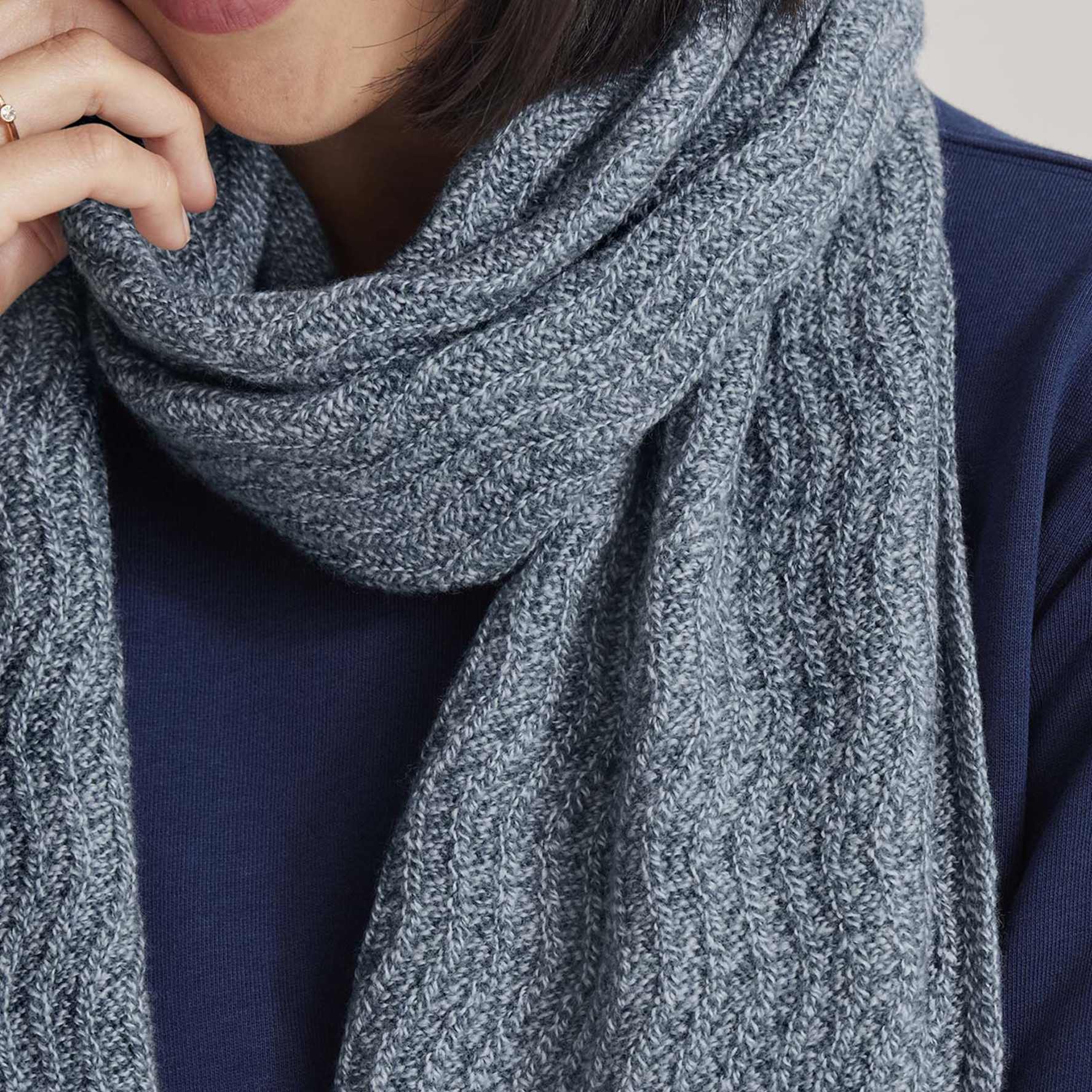 Charcoal scarf womens sale