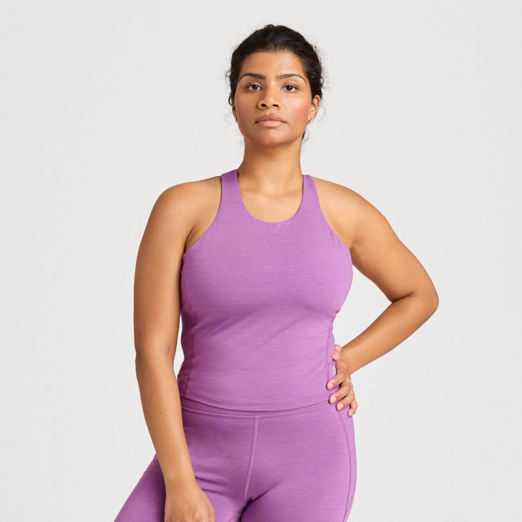 Women's Natural Run Form Tank with Built-In Bra
