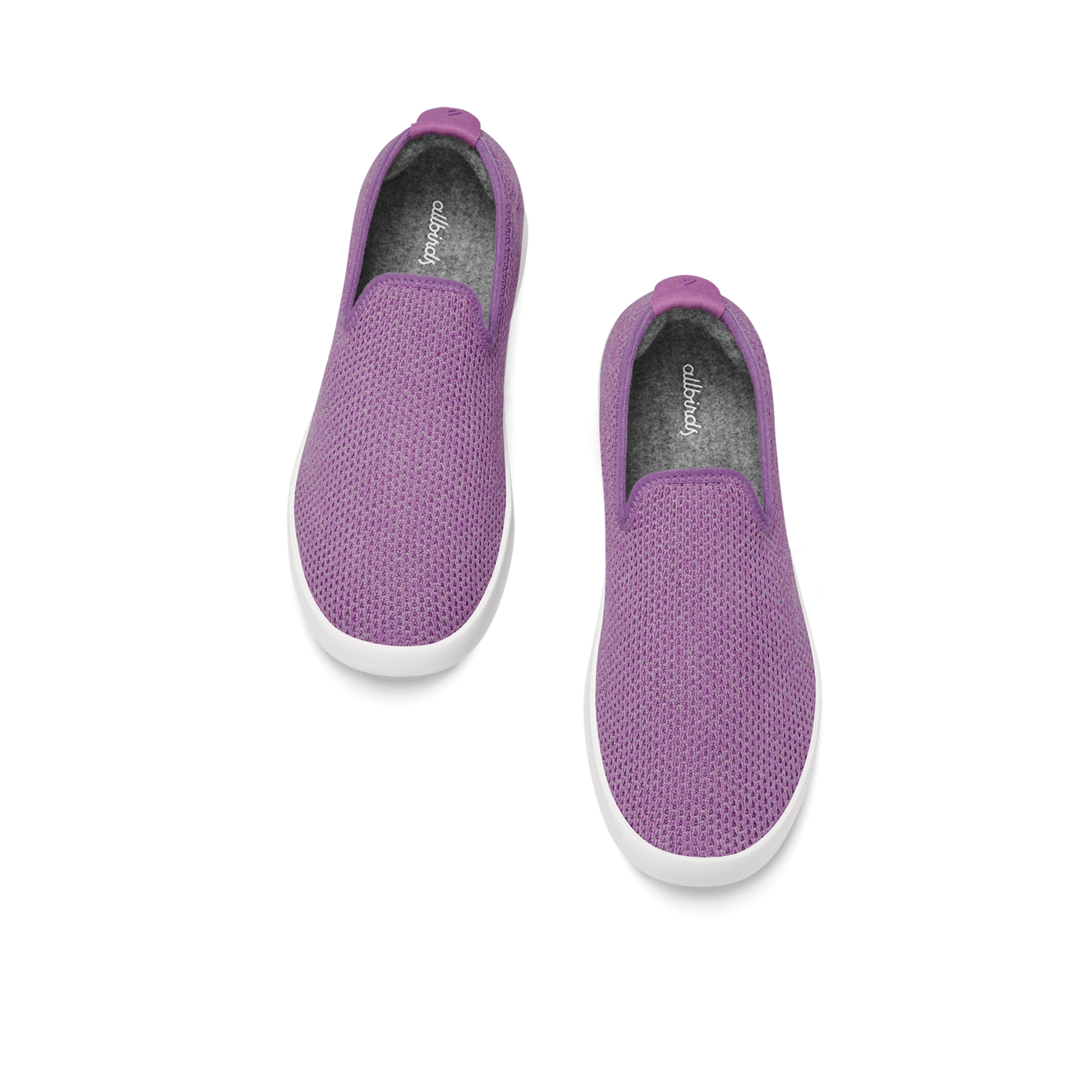 Purple online slip ons