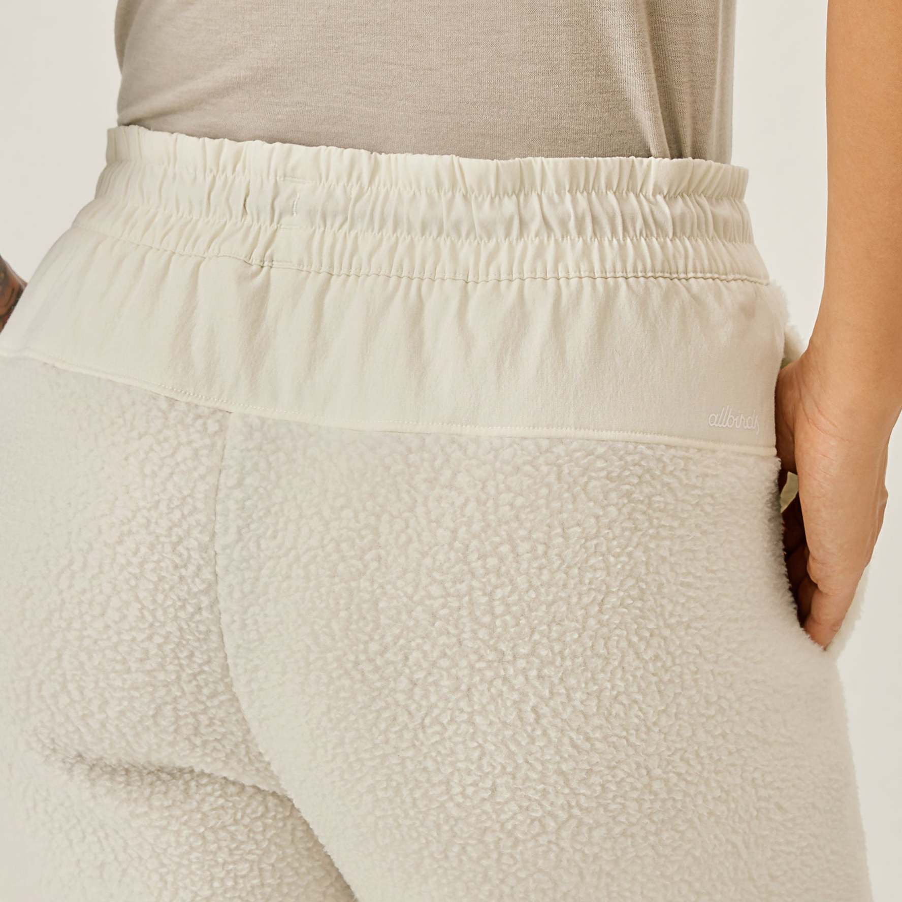 White fleece pants new arrivals