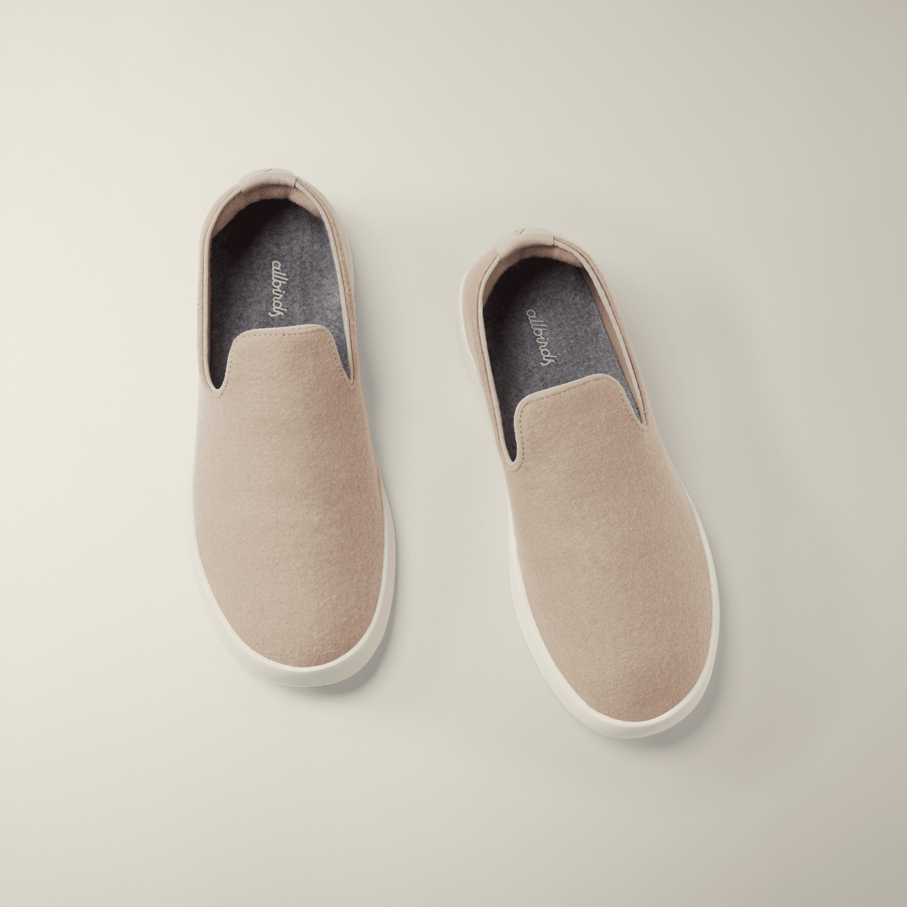 Allbirds men's wool slip on shoes top