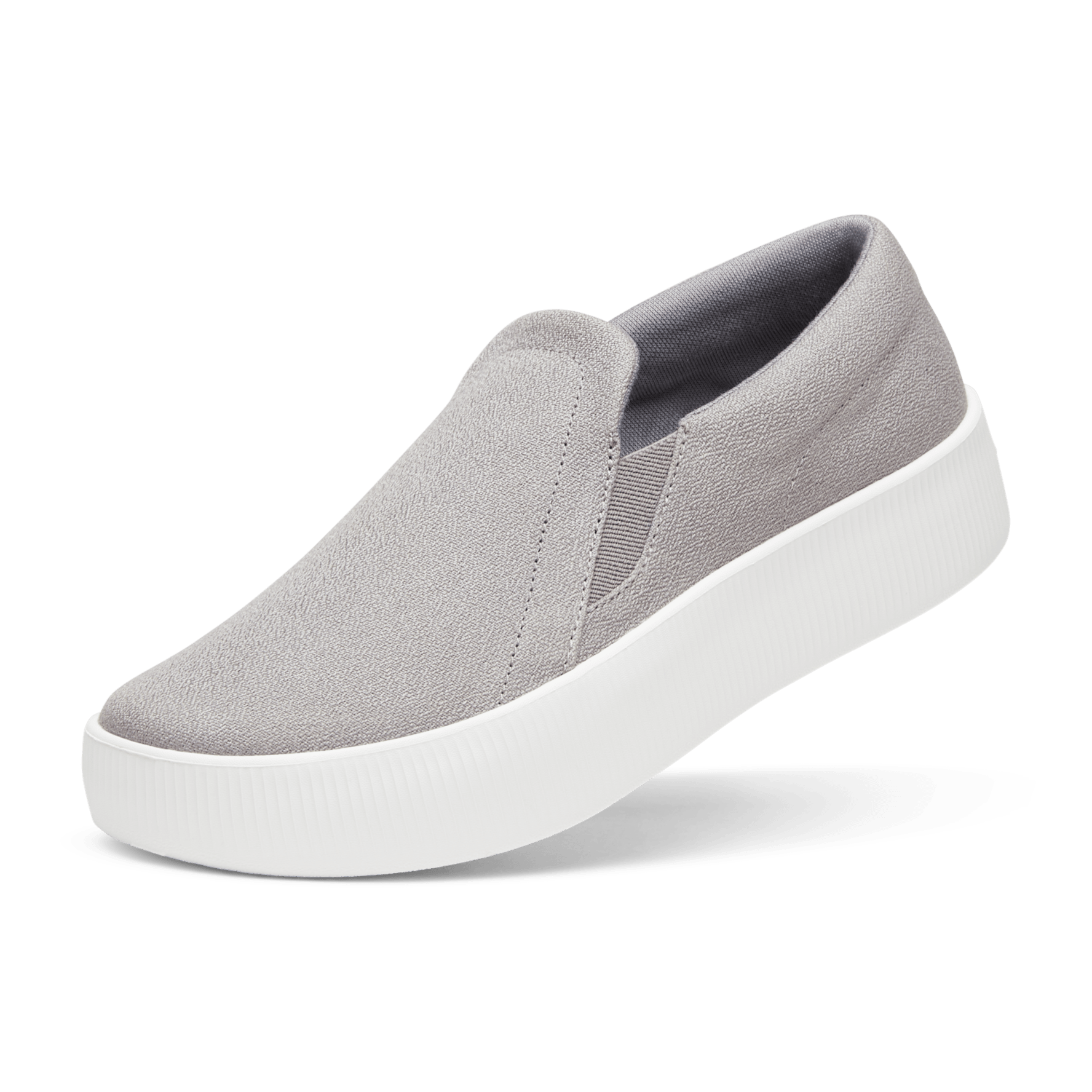 Womens grey slip ons cheap