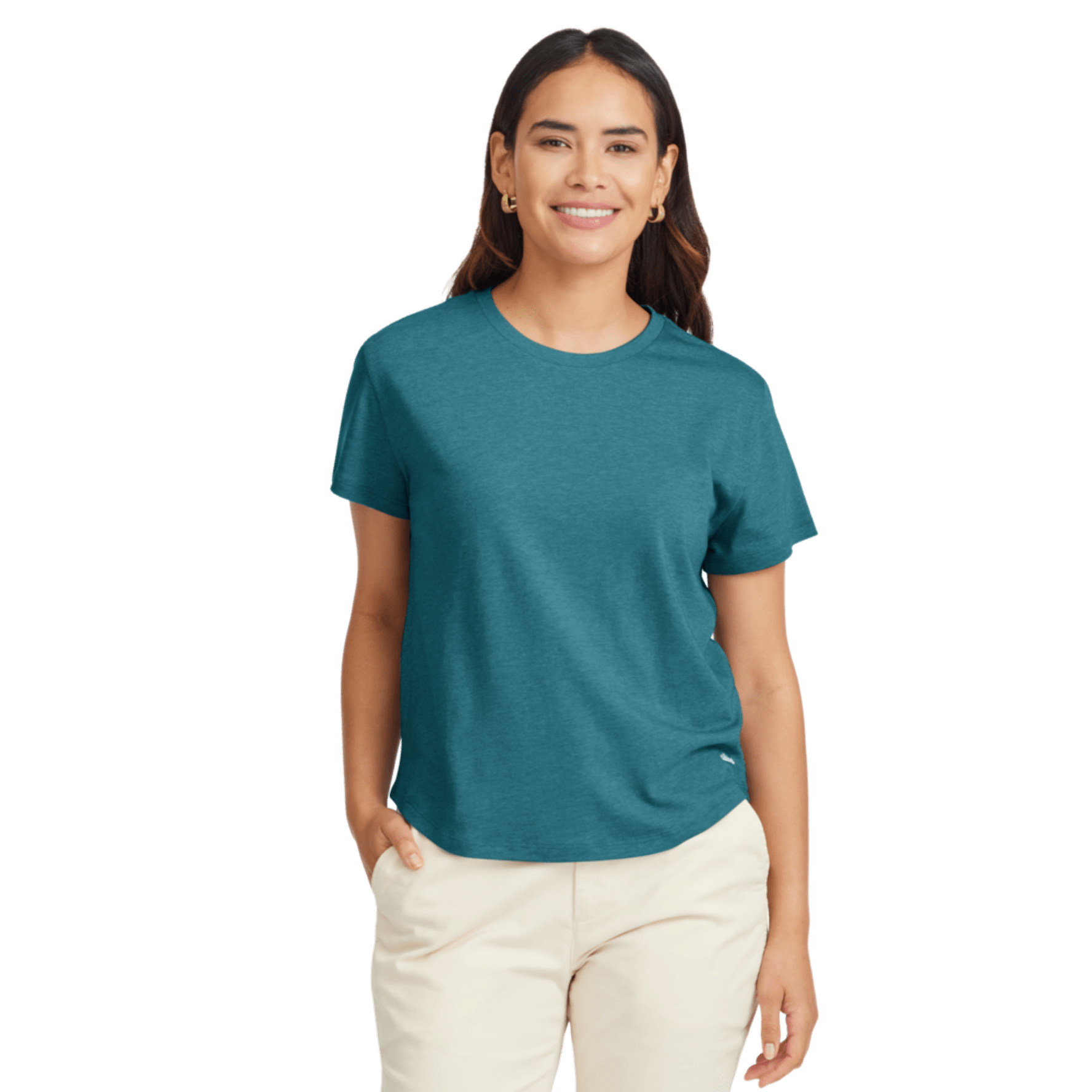 Women's Soft Merino Tee - Chasm Teal