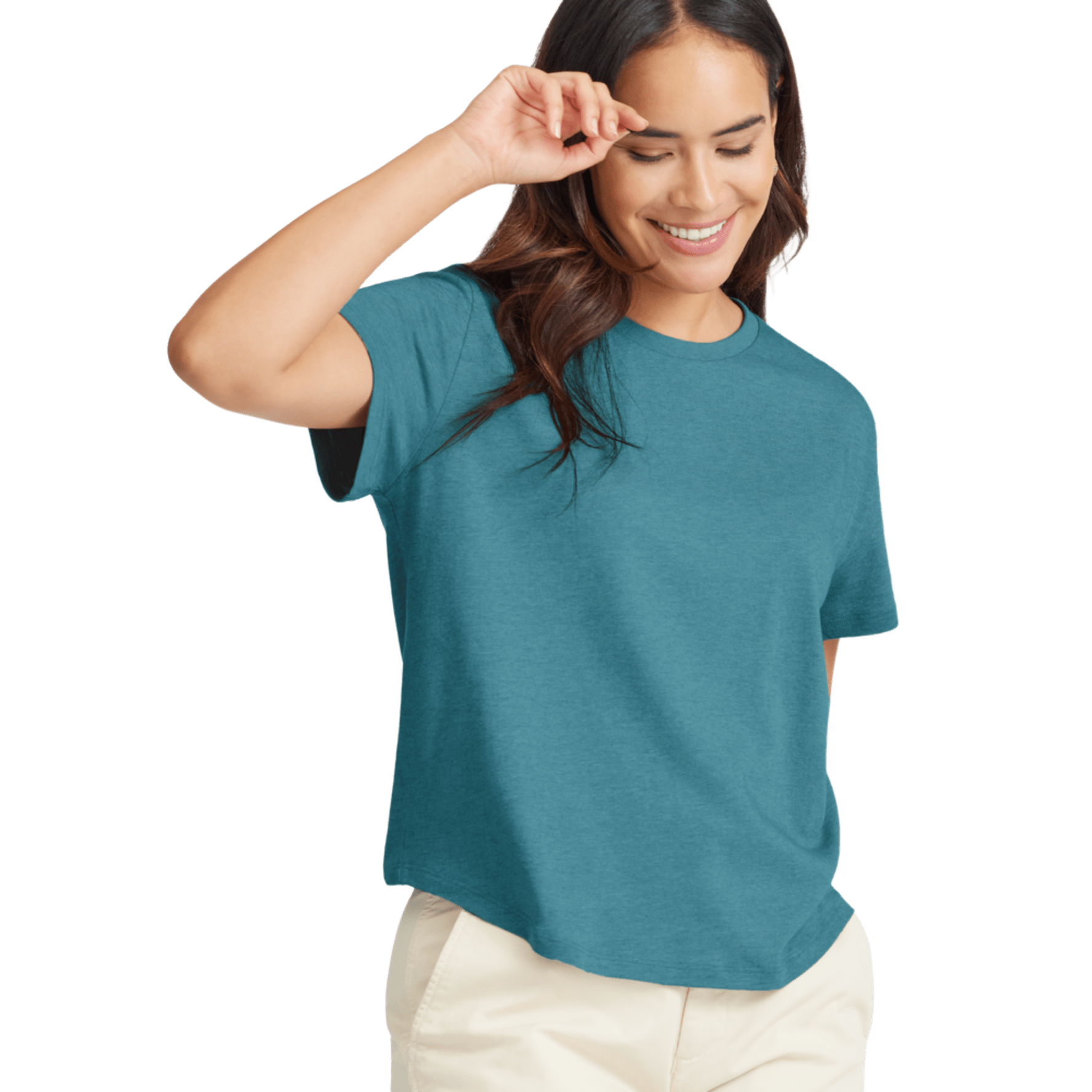 Women's Soft Merino Tee - Chasm Teal