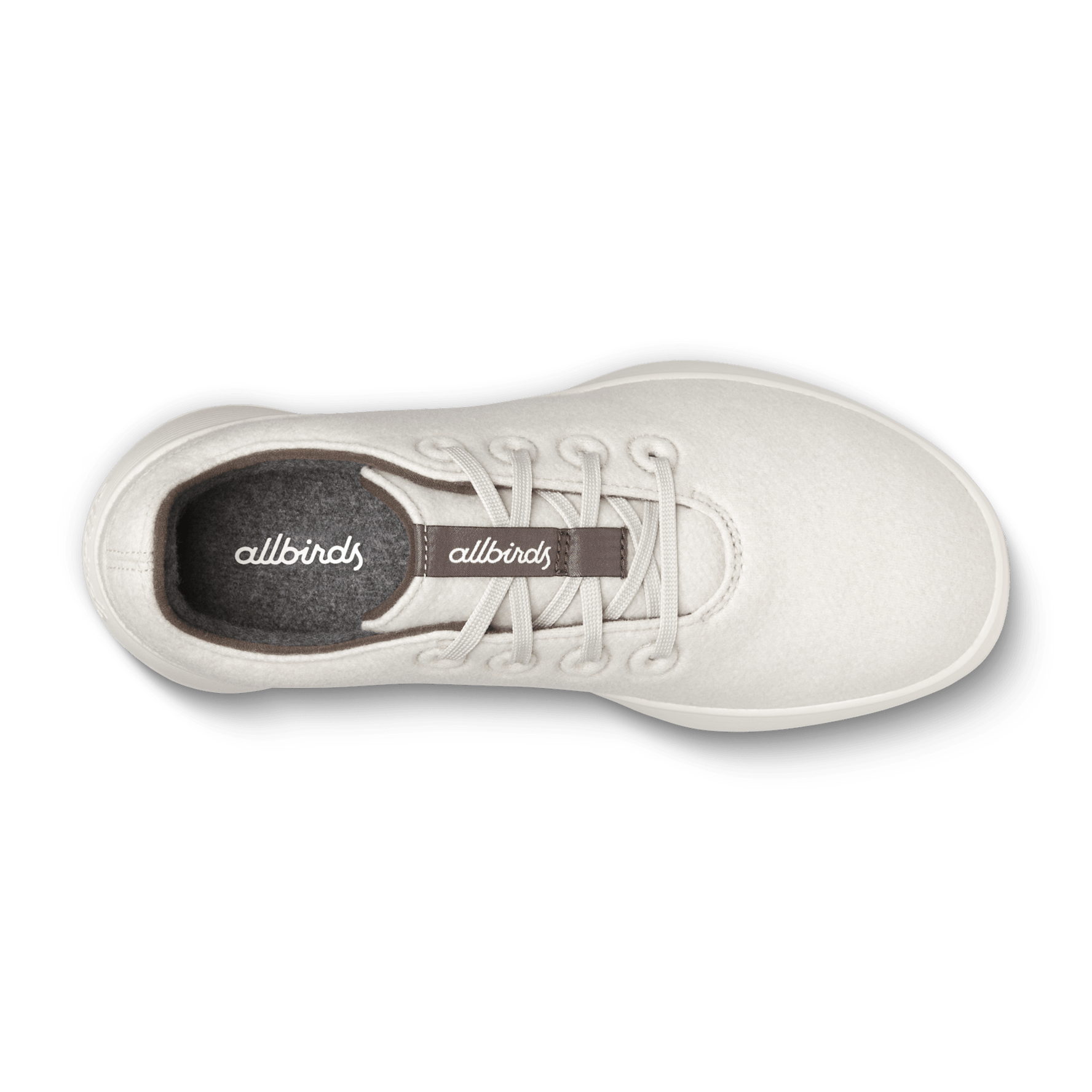 Men's Wool Runner Go - Weathered White/Thunder Red (Barely Grey Sole)