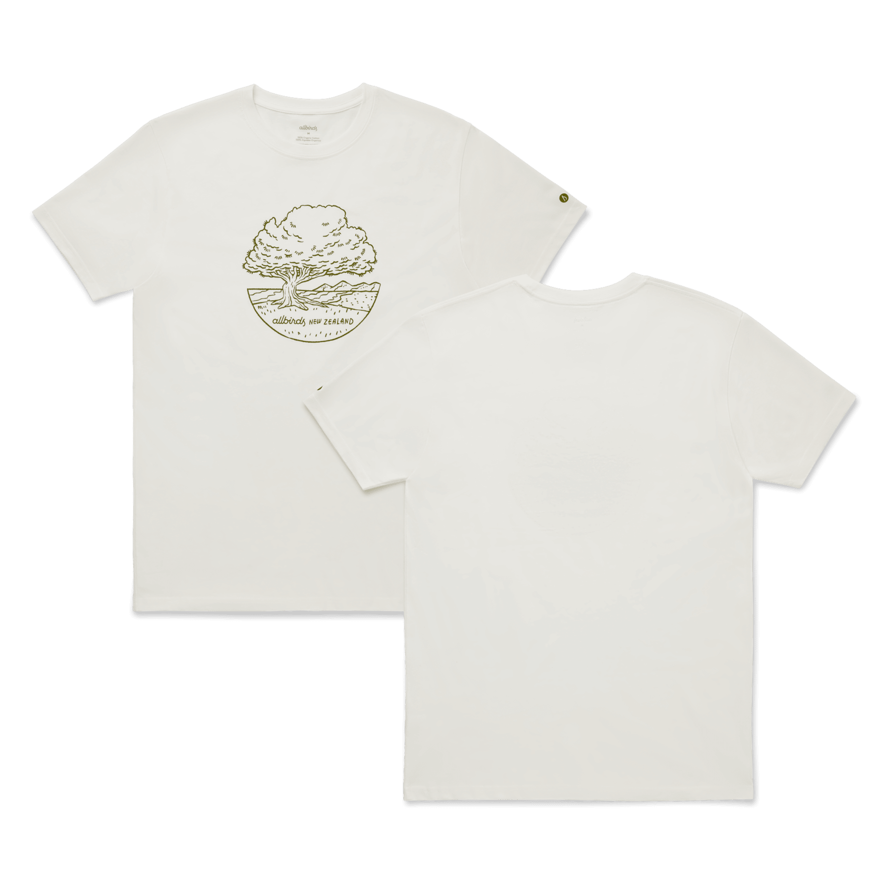 人気便利グッズ Unisex Organic Cotton Graphic Tee - Natural White/Rugged トップス