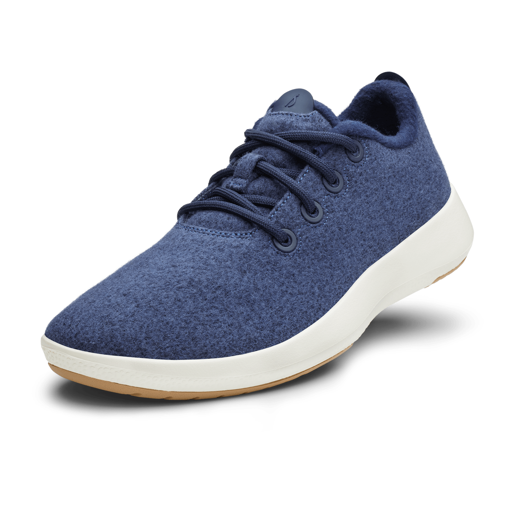Men s Wool Runner Mizzles Hazy Indigo Natural White Sole