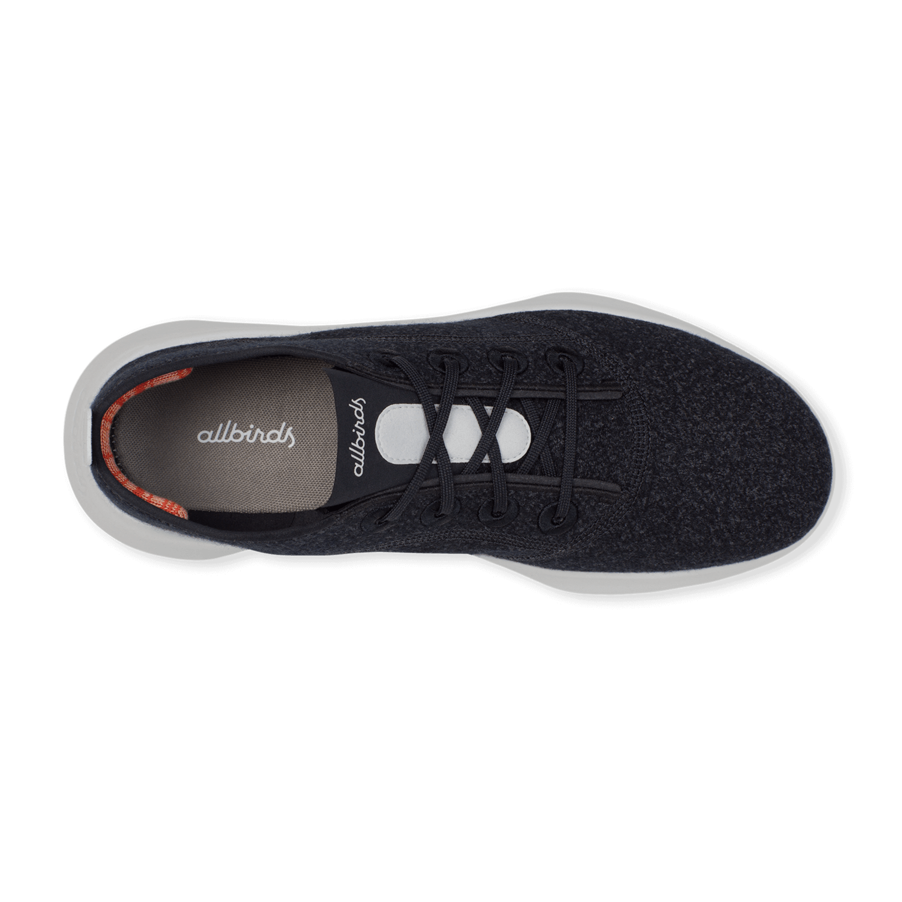 Men s SuperLight Wool Runners Natural Black Light Grey Sole